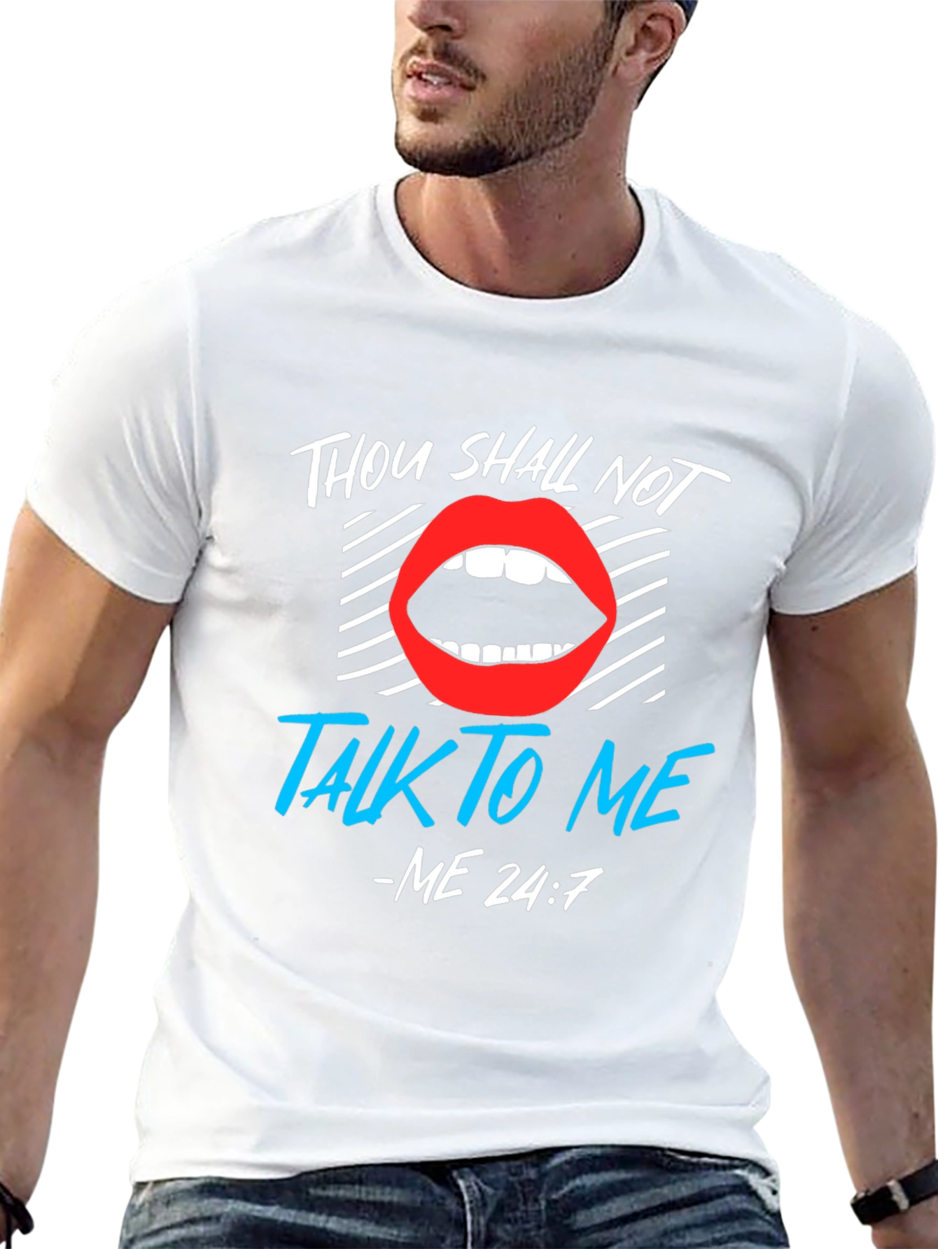 Thou Shall Not Talk To Me Graphic Tee