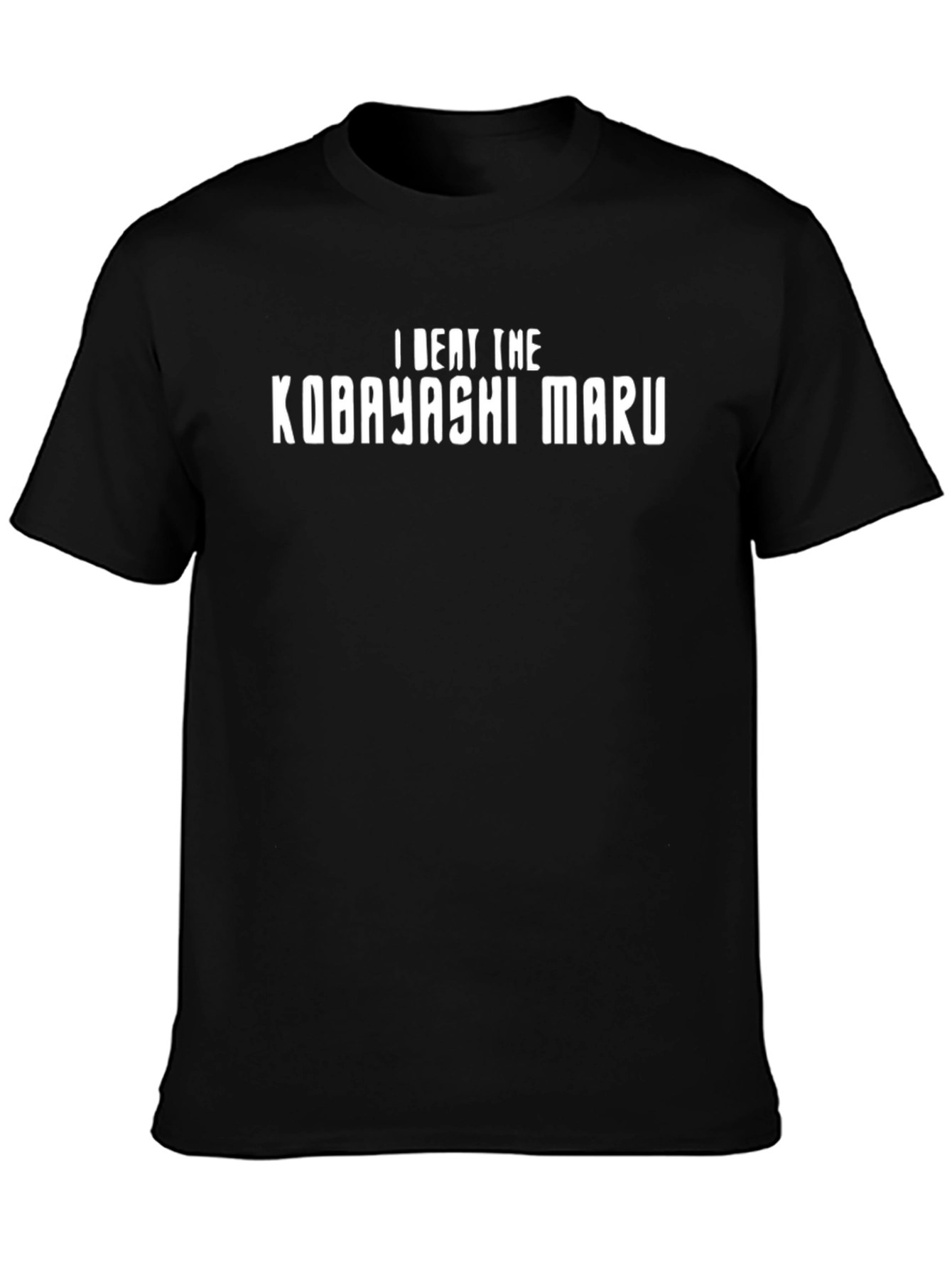 I Beat The Kobayashi Maru Black T-Shirt
