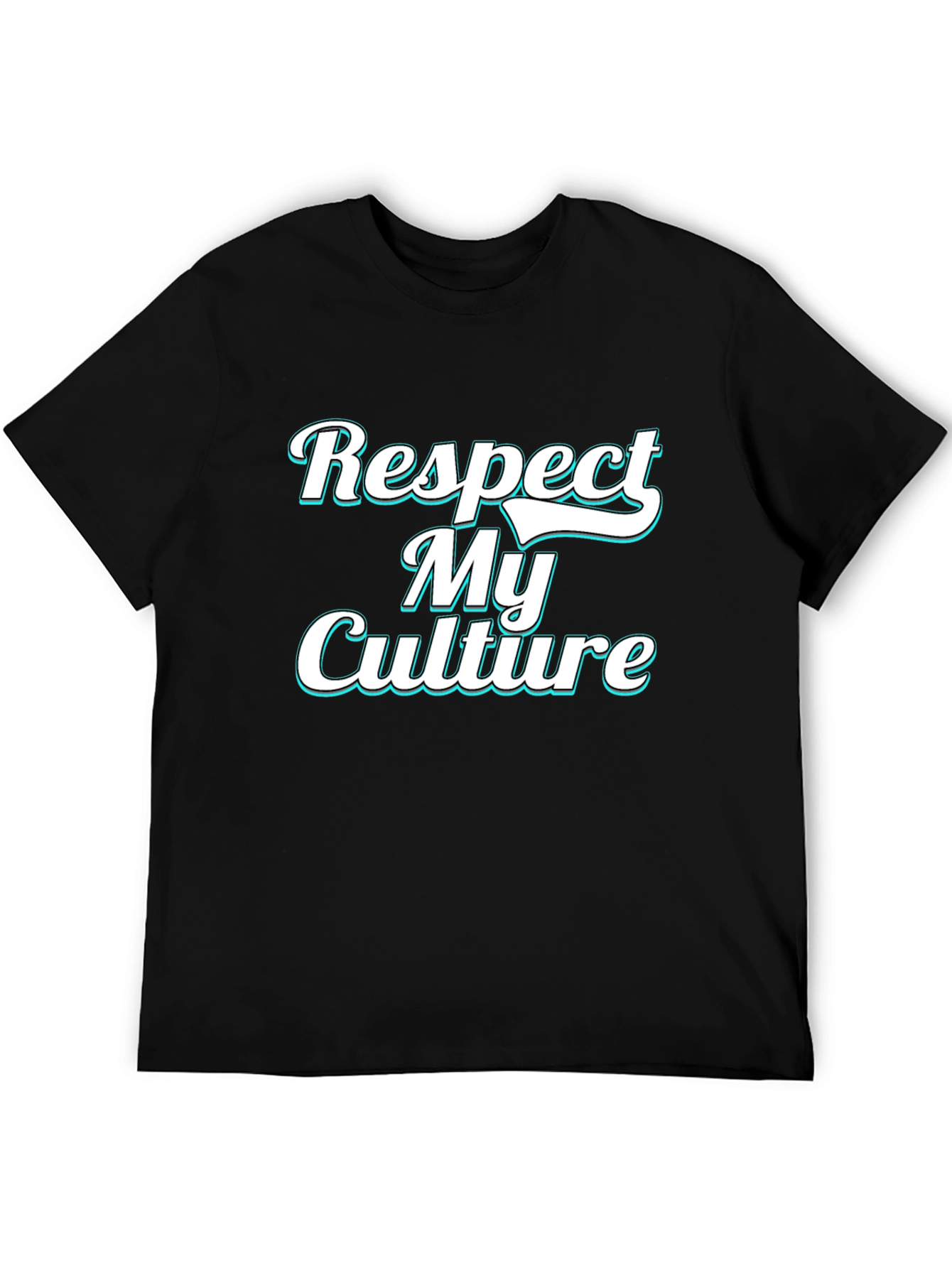 Respect My Culture Black Graphic Tee