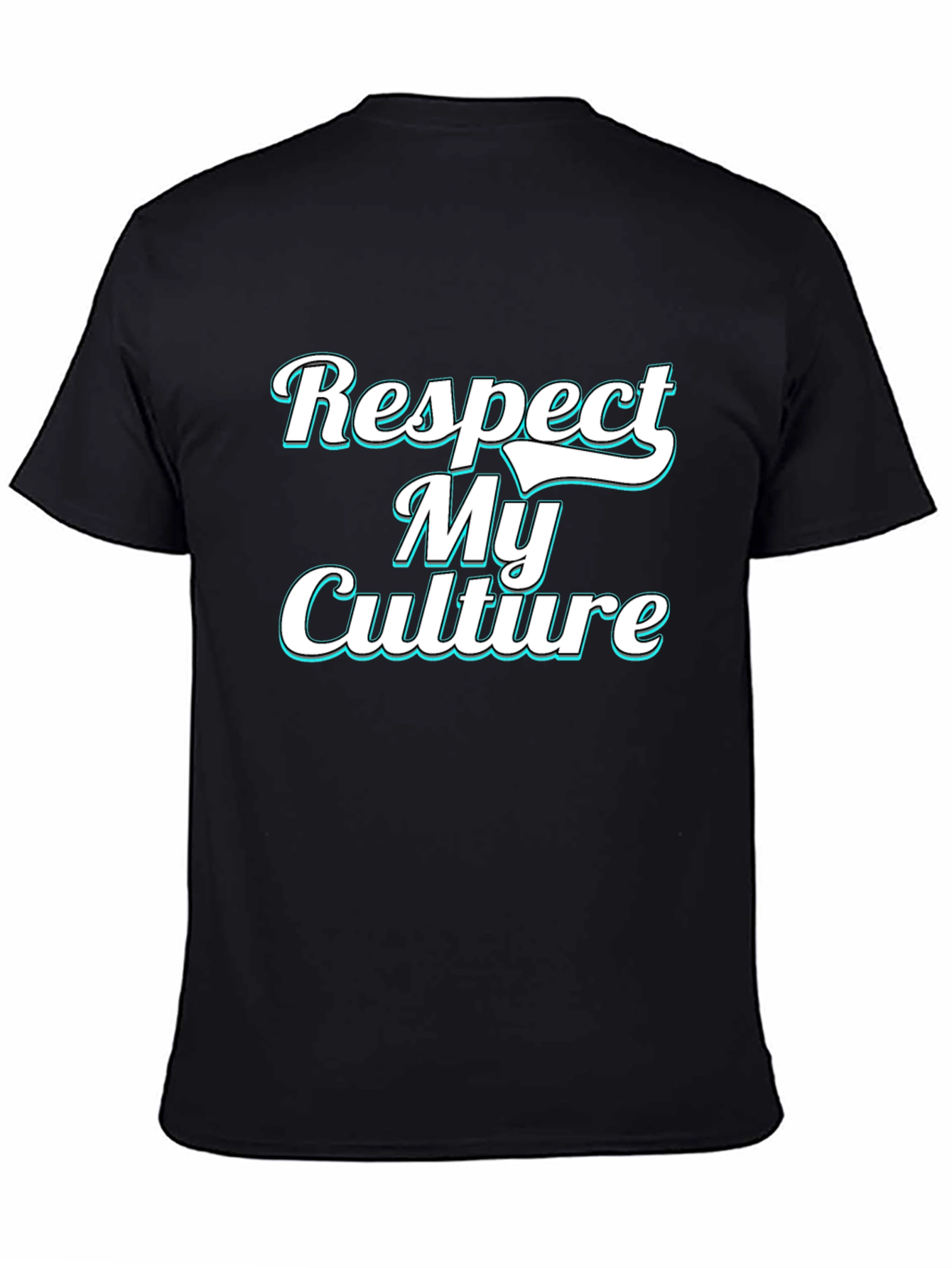 Respect My Culture Black Graphic Tee