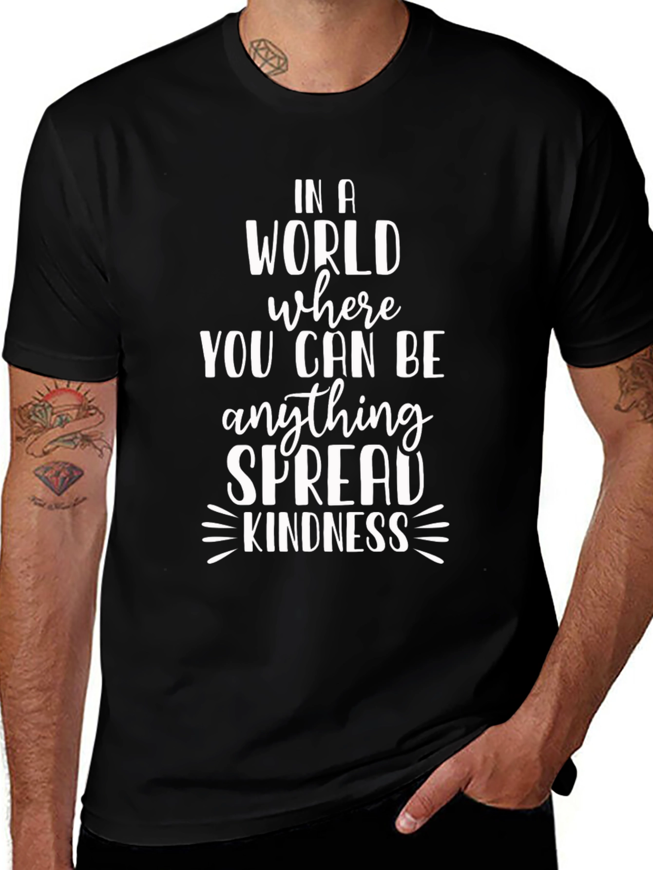 In A World Spread Kindness Graphic Tee