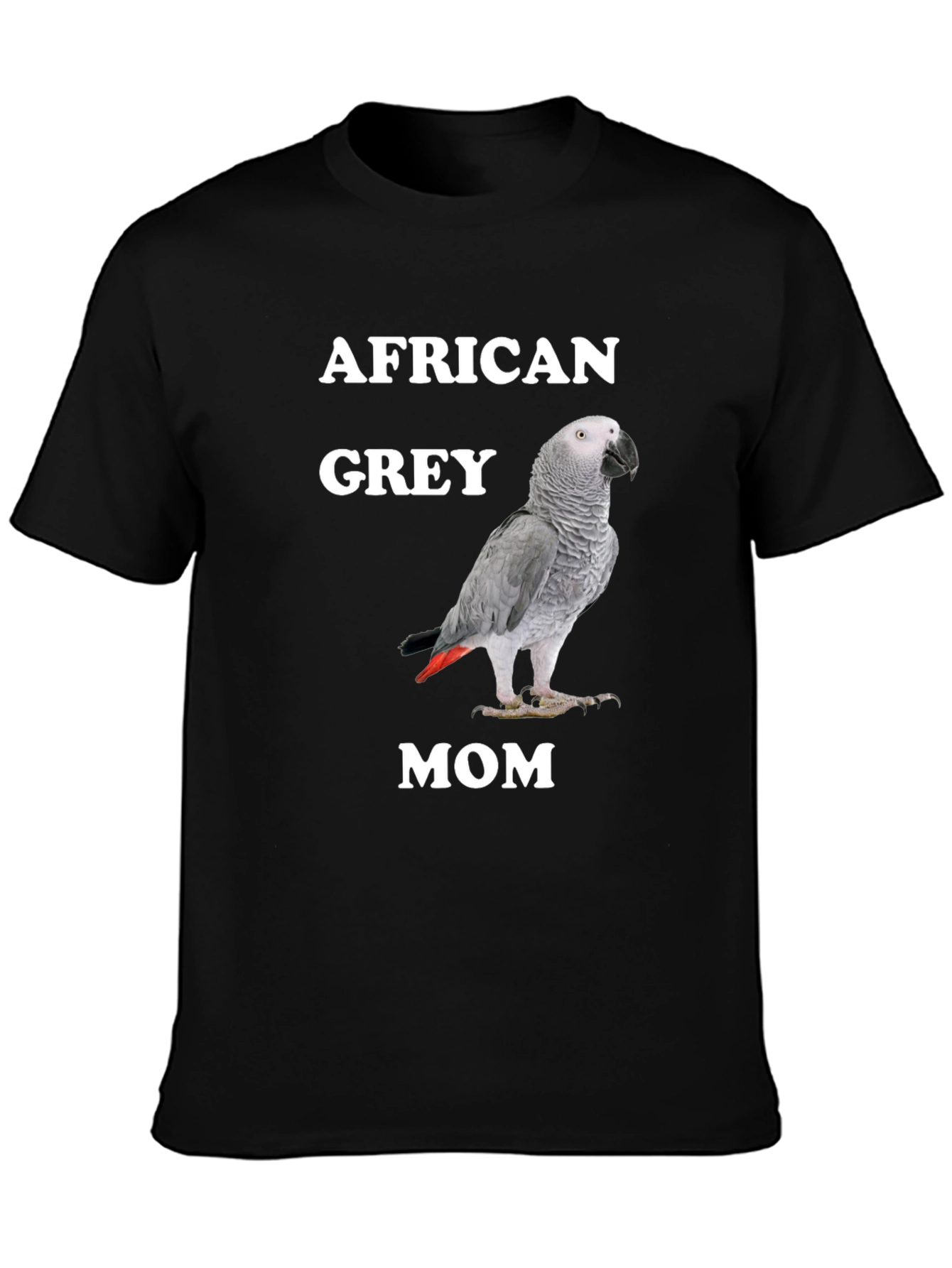 African Grey Mom Parrot T-Shirt
