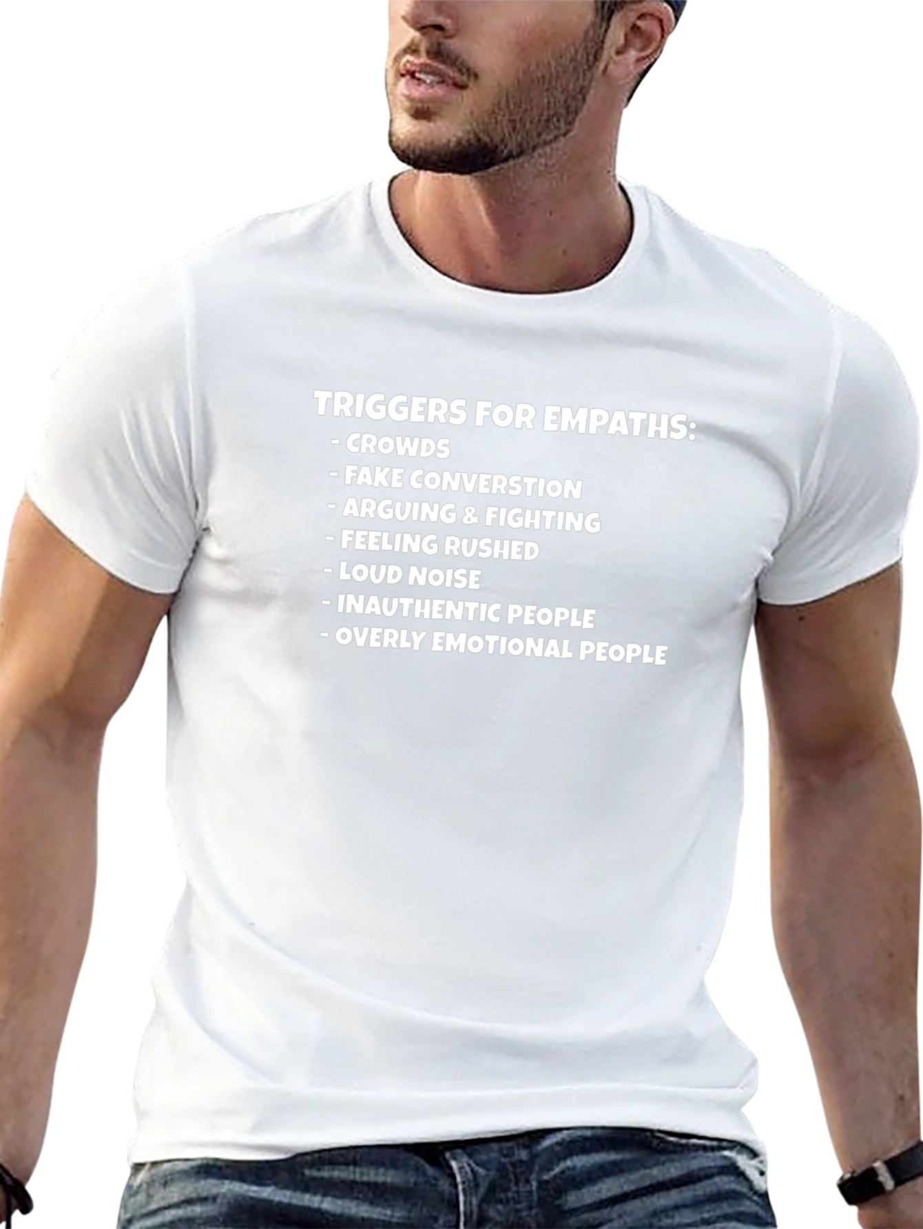 Empath Trigger List Black T-Shirt