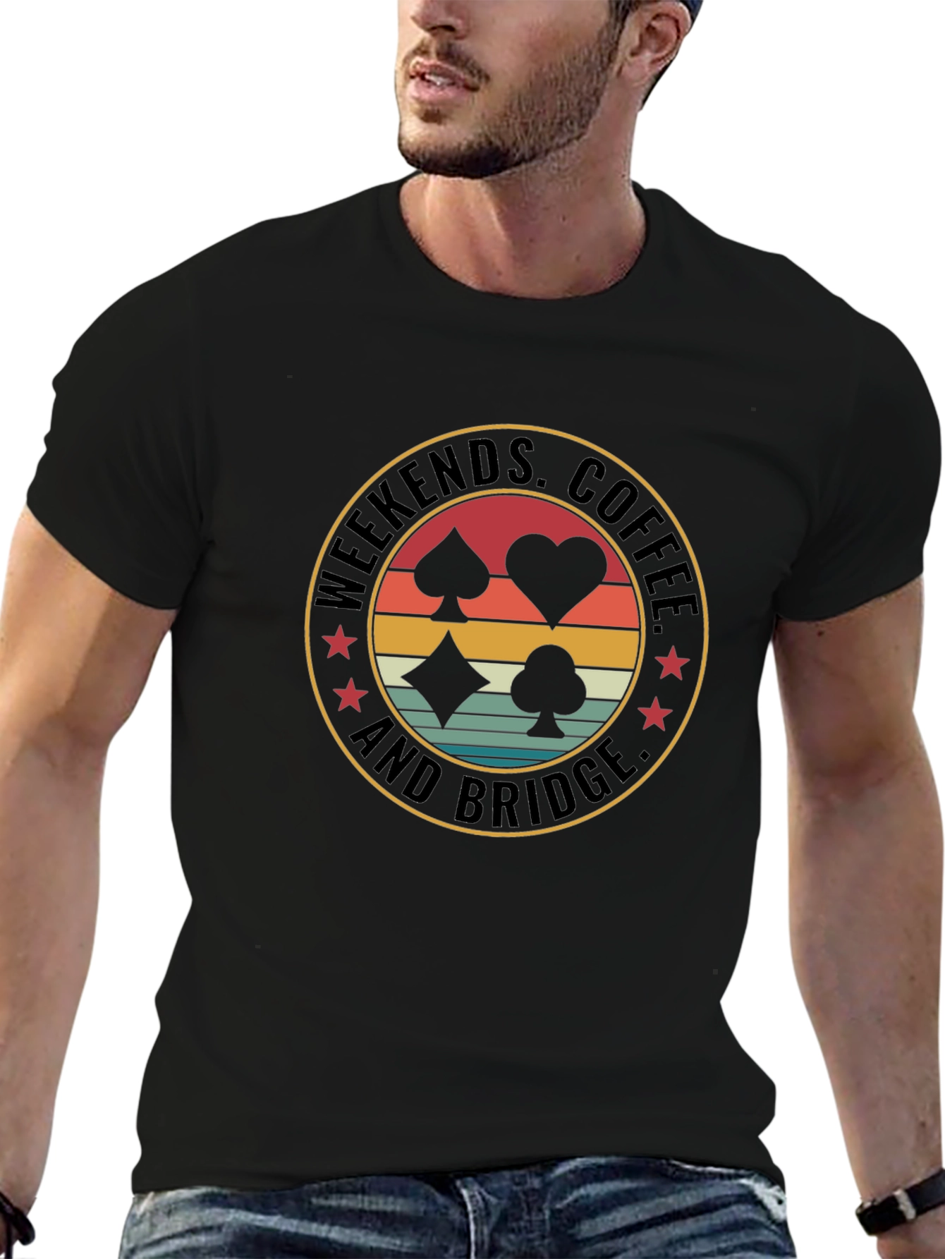 Weekends Coffee Bridge Graphic Tee