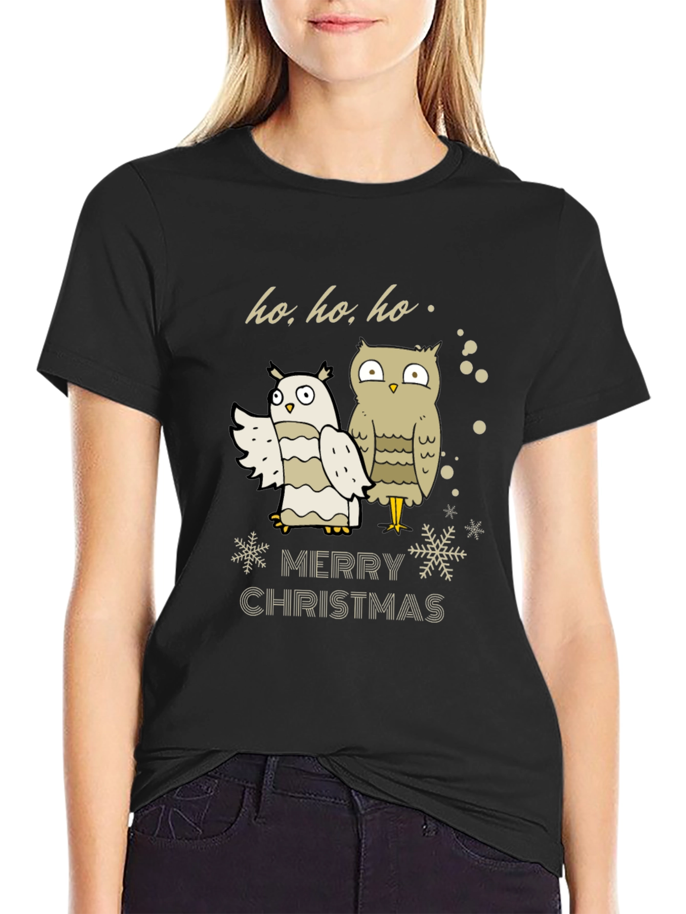 Merry Christmas Owl T-Shirt