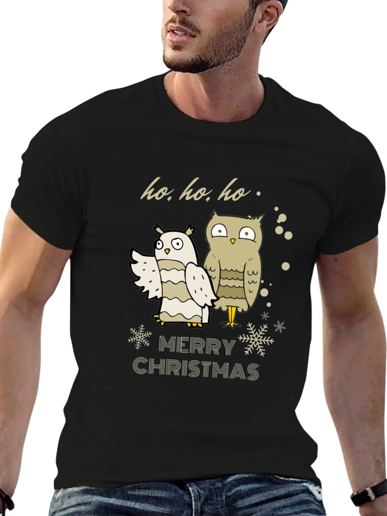 Merry Christmas Owl T-Shirt