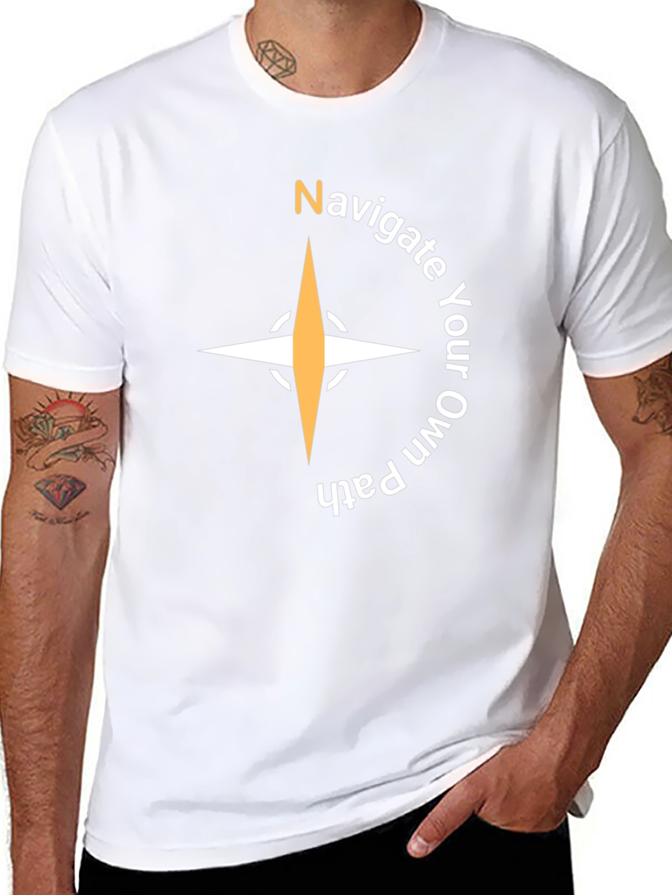 Navigate Your Own Path Compass T-Shirt