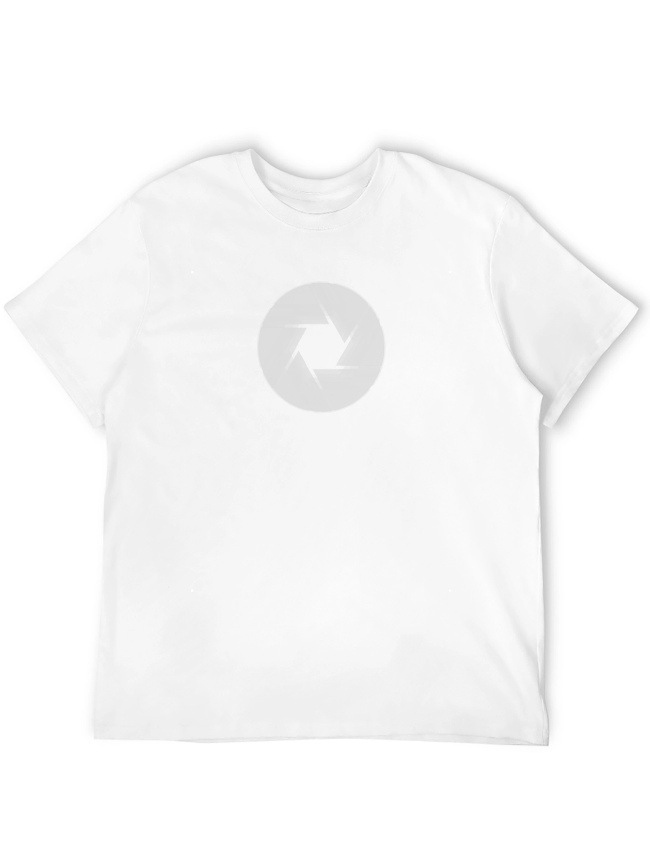Aperture Graphic Tee - Black Cotton Casual Wear