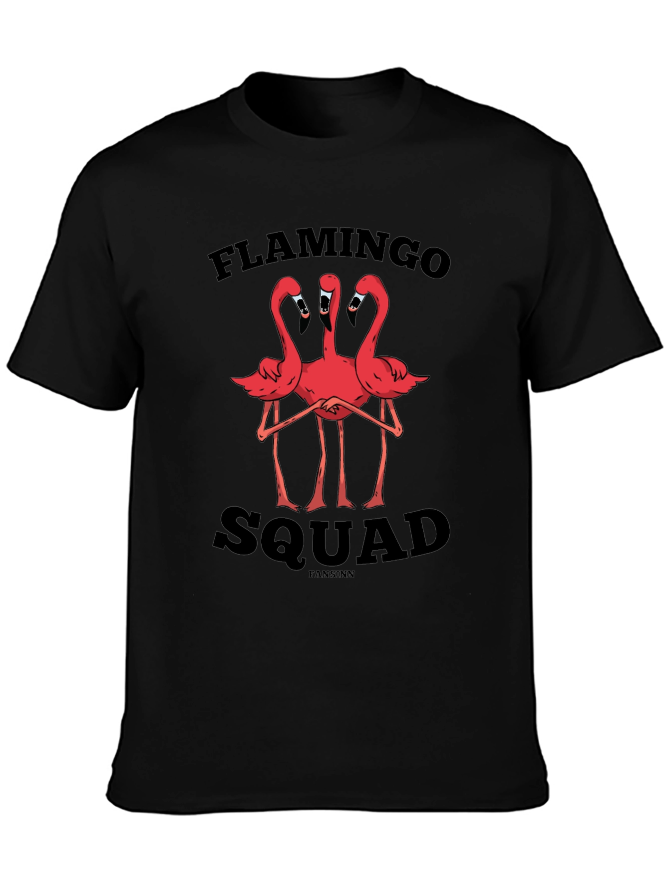 Flamingo Squad Graphic Tee - Unique Design