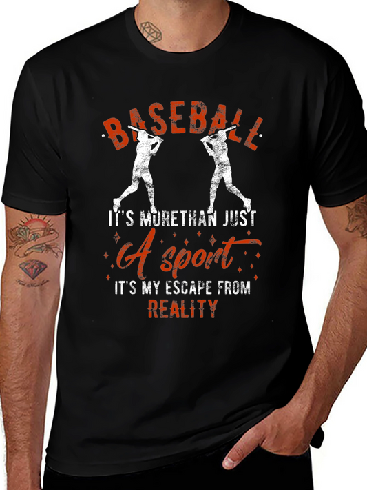 Baseball Escape From Reality Graphic Tee