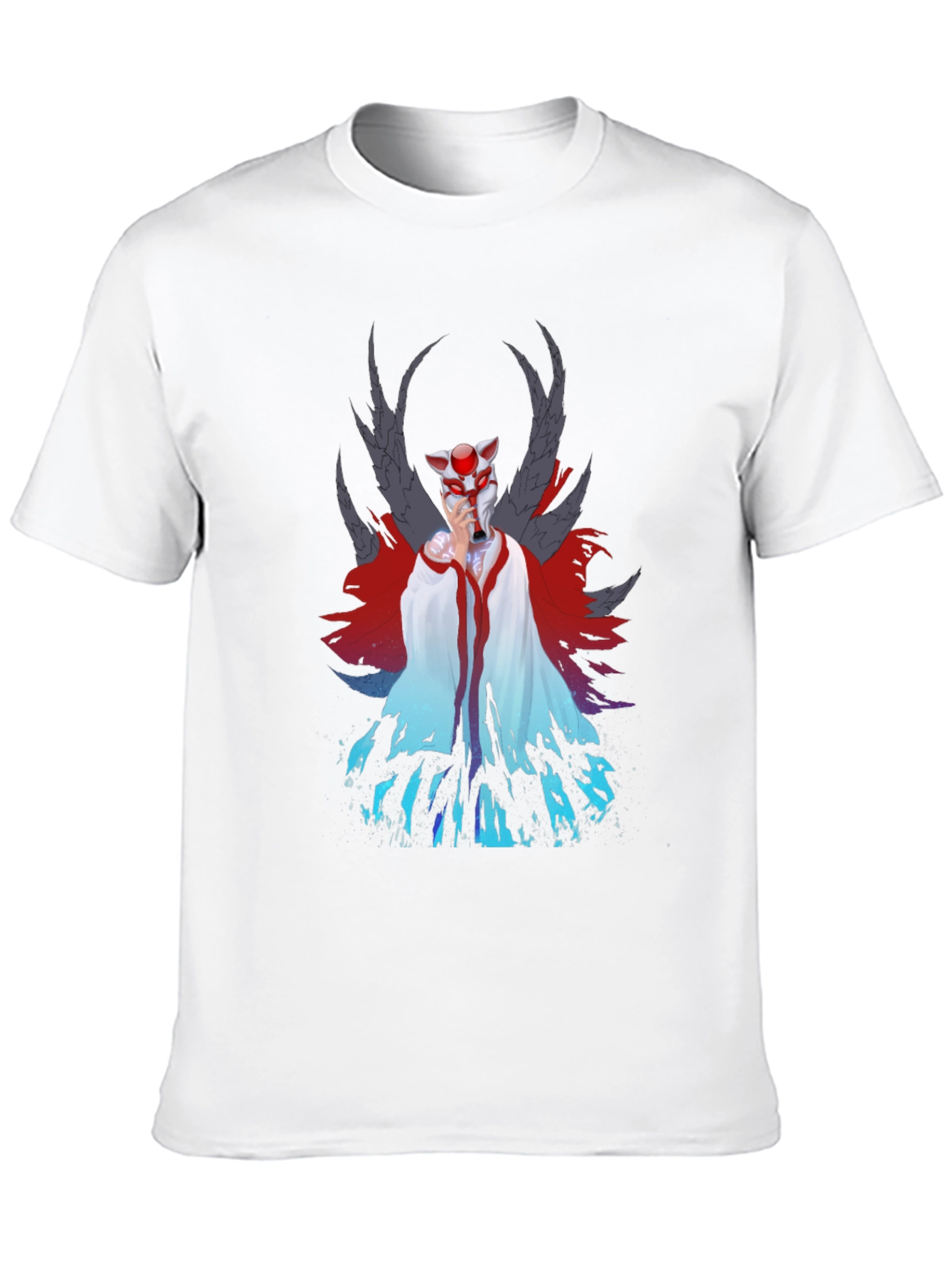 Anime Inspired Graphic Tee - Black