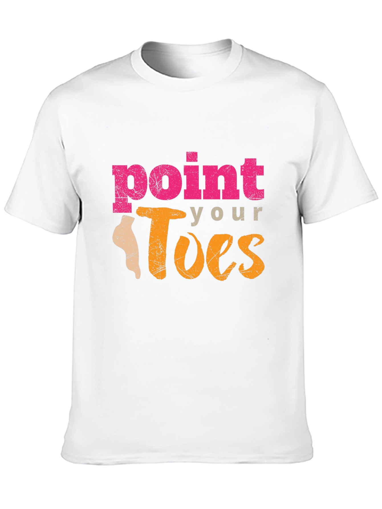 Point Your Toes Graphic Tee - Dance Inspired Shirt