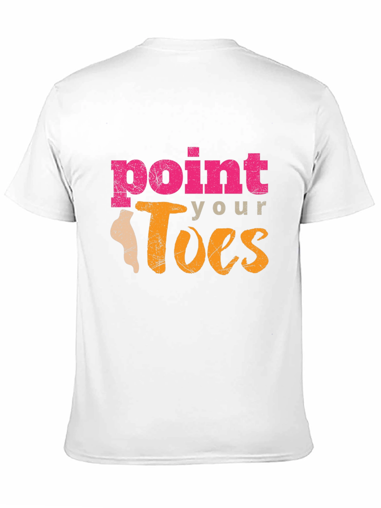 Point Your Toes Graphic Tee - Dance Inspired Shirt