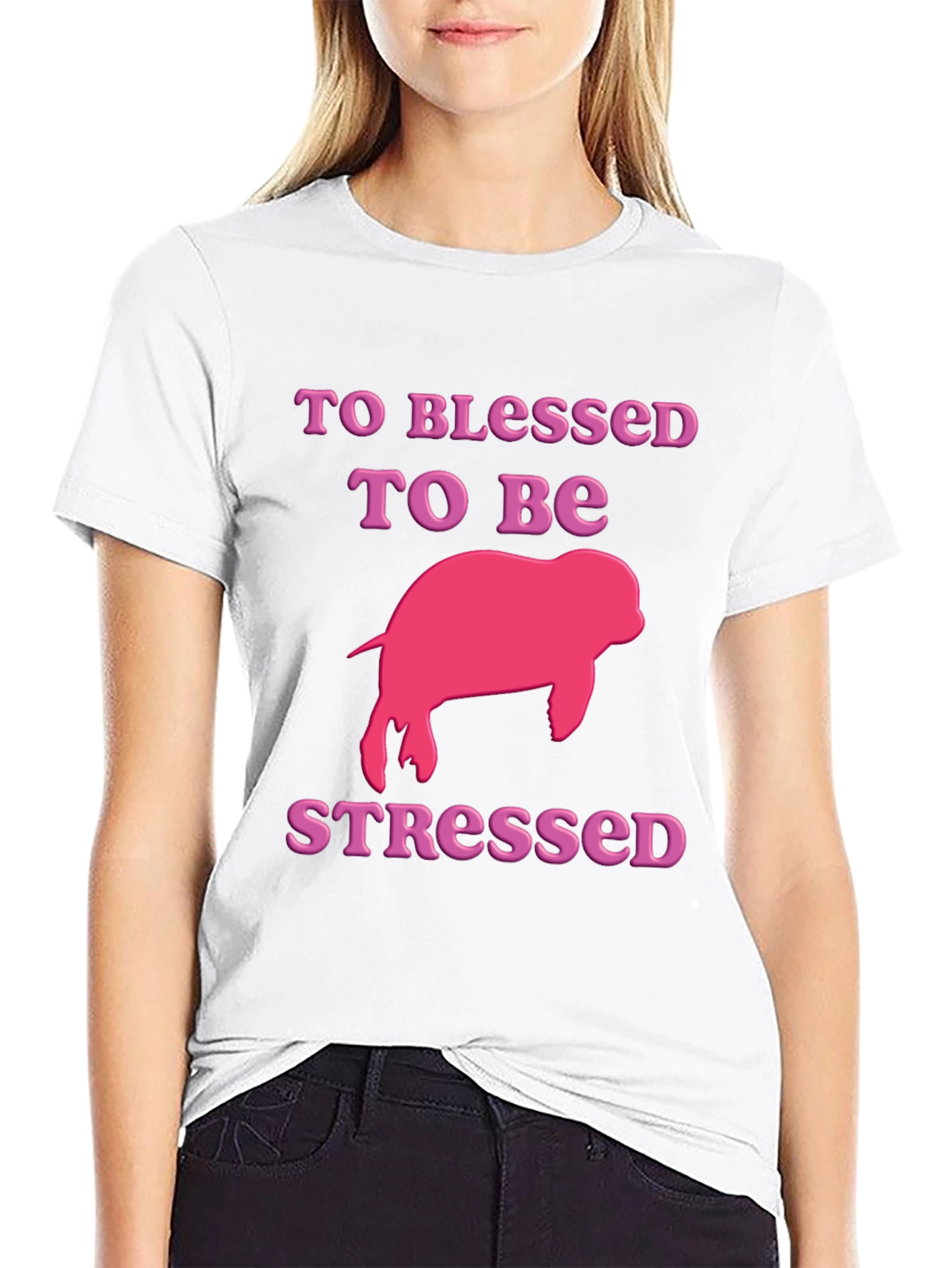 Blessed Manatee Graphic Tee