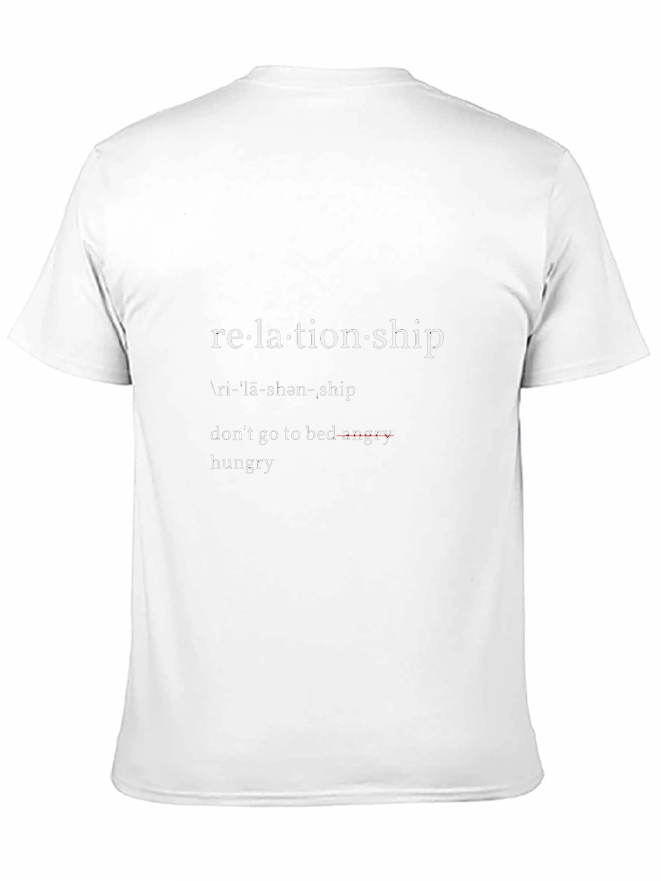 Relationship Goals T-Shirt: Dont Go to Bed Angry