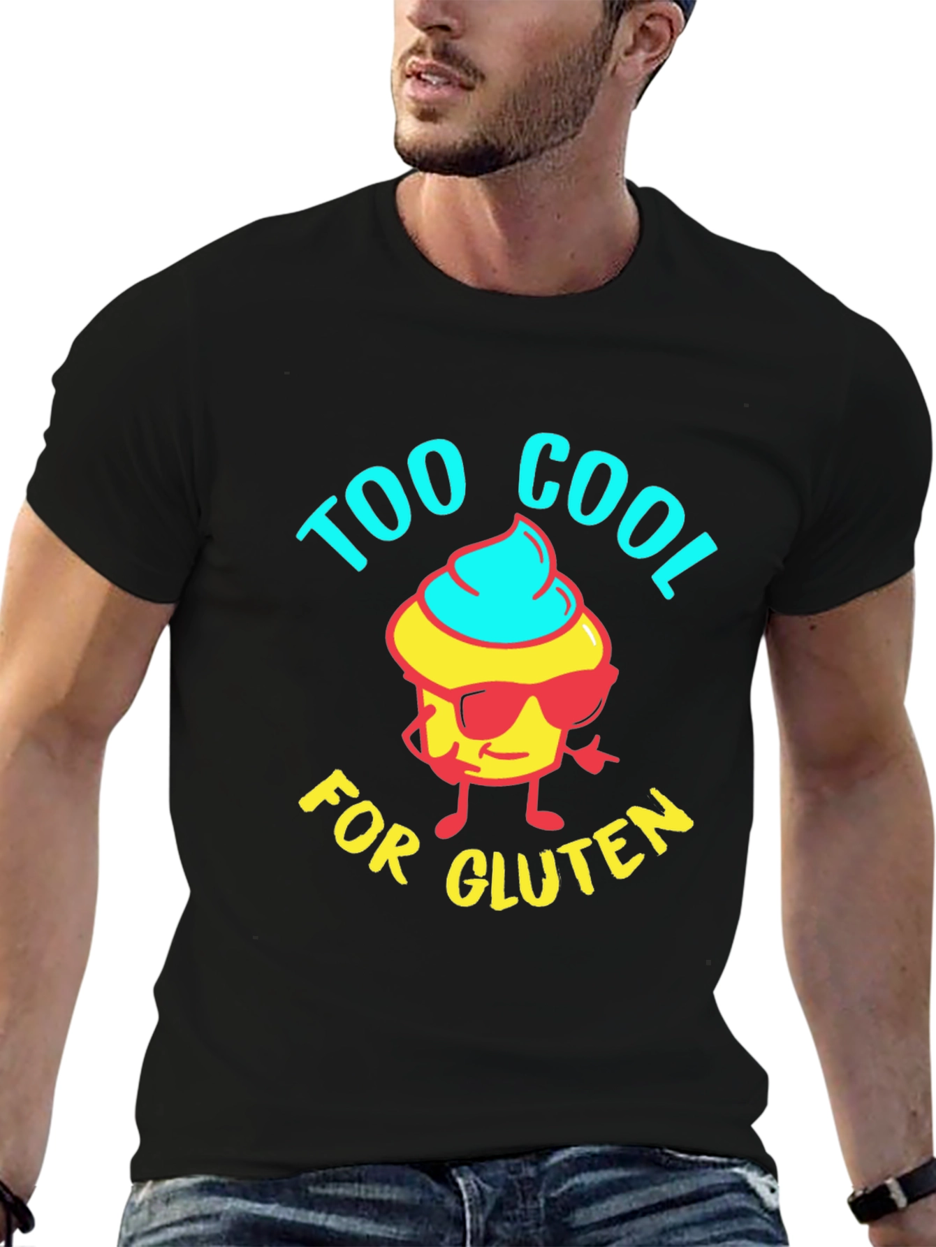 Cool Gluten-Free Cupcake T-Shirt