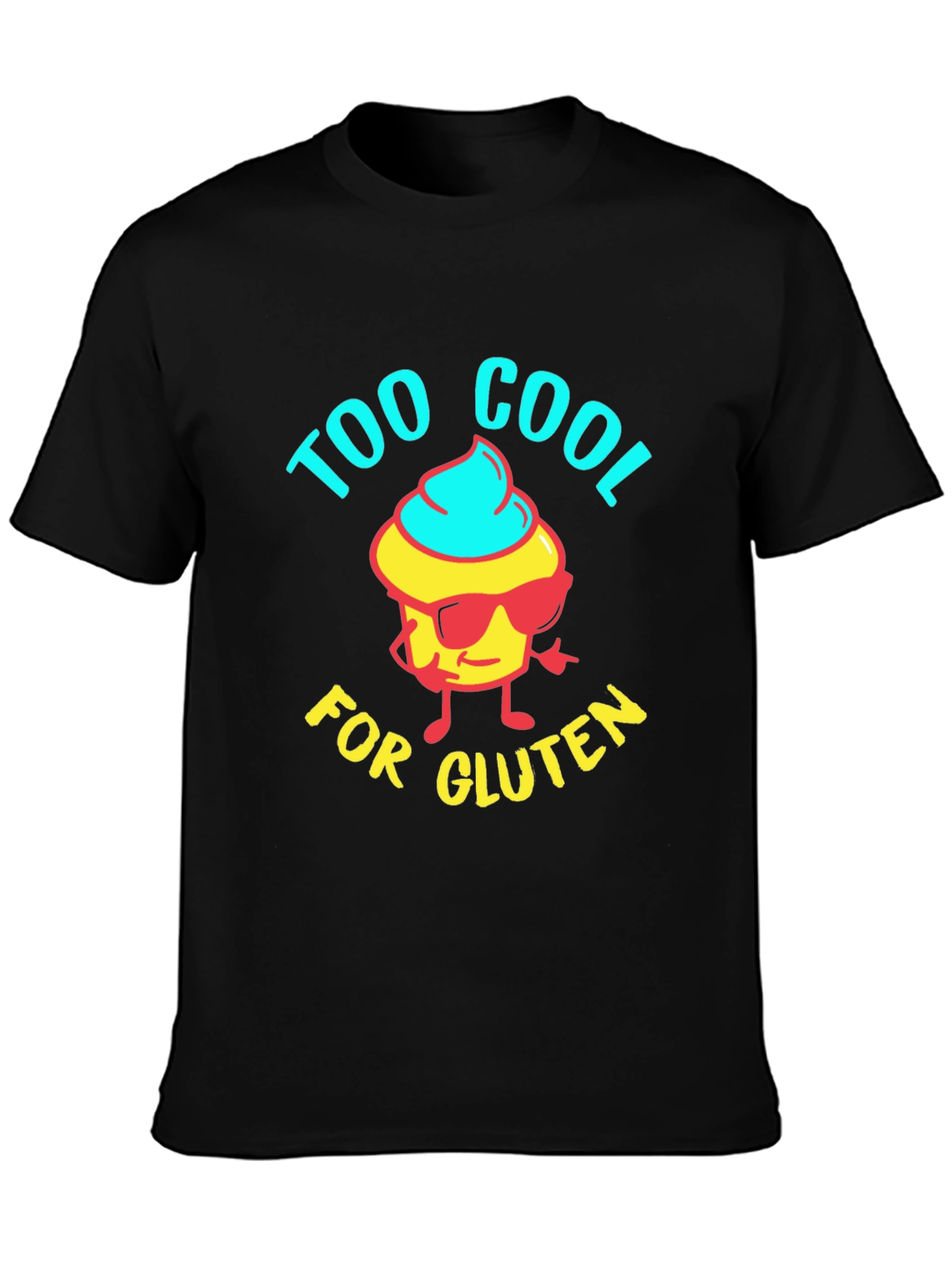 Cool Gluten-Free Cupcake T-Shirt