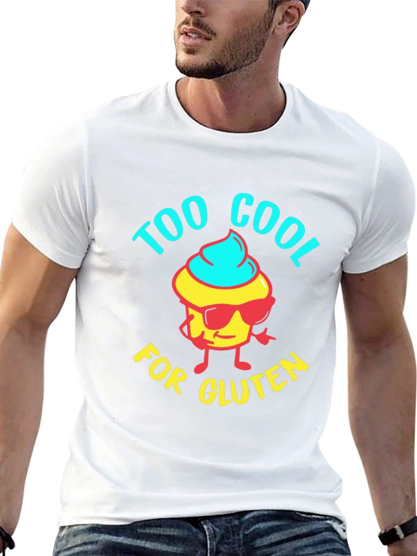 Cool Gluten-Free Cupcake T-Shirt