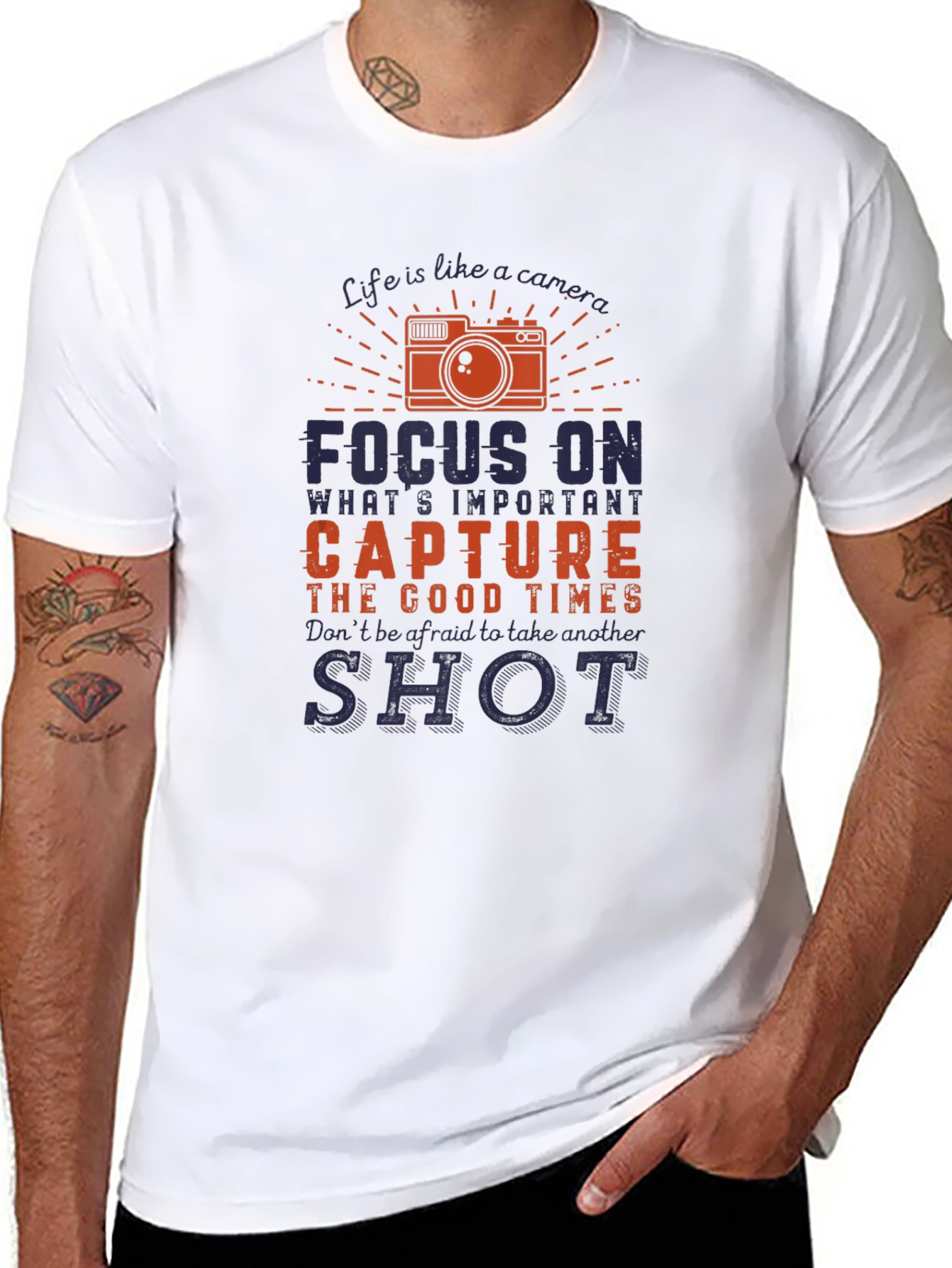 Life is Like a Camera Graphic T-Shirt