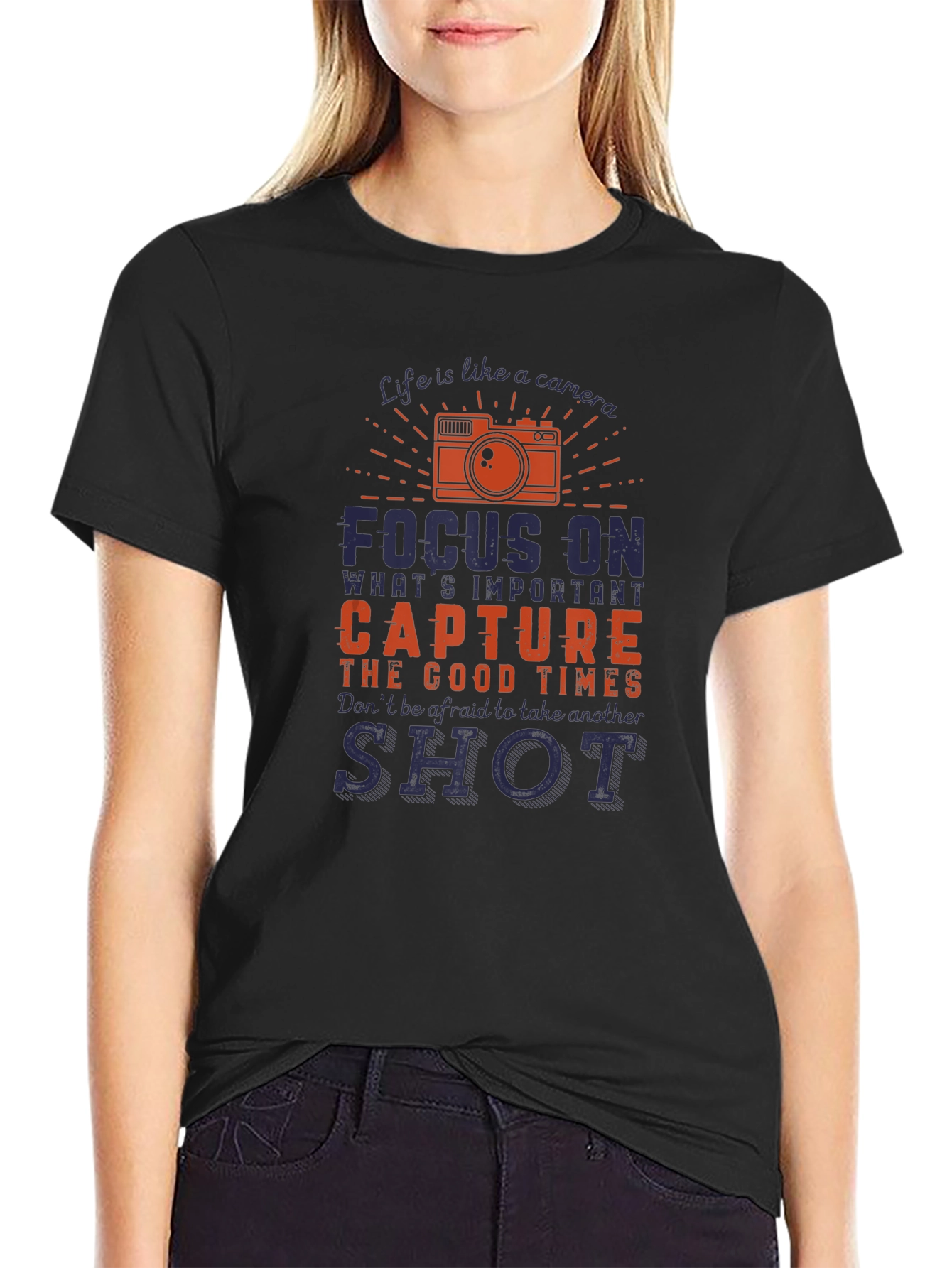 Life is Like a Camera Graphic T-Shirt
