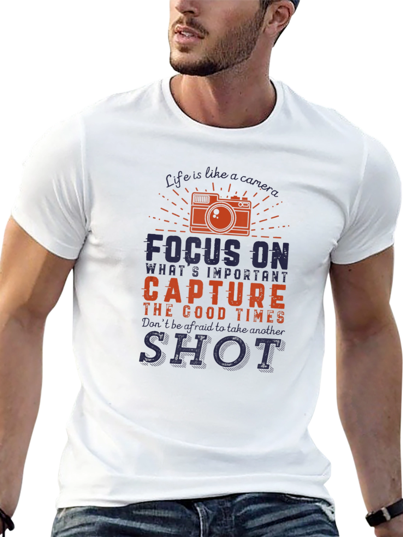 Life is Like a Camera Graphic T-Shirt