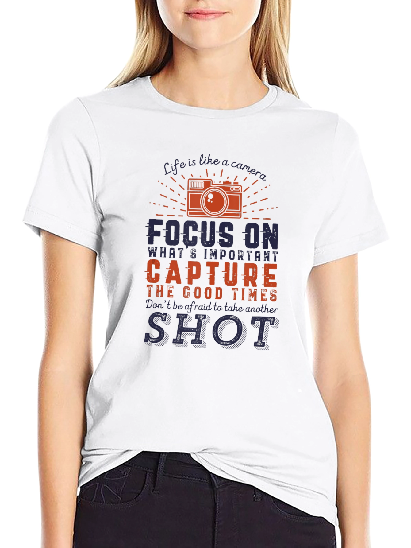 Life is Like a Camera Graphic T-Shirt