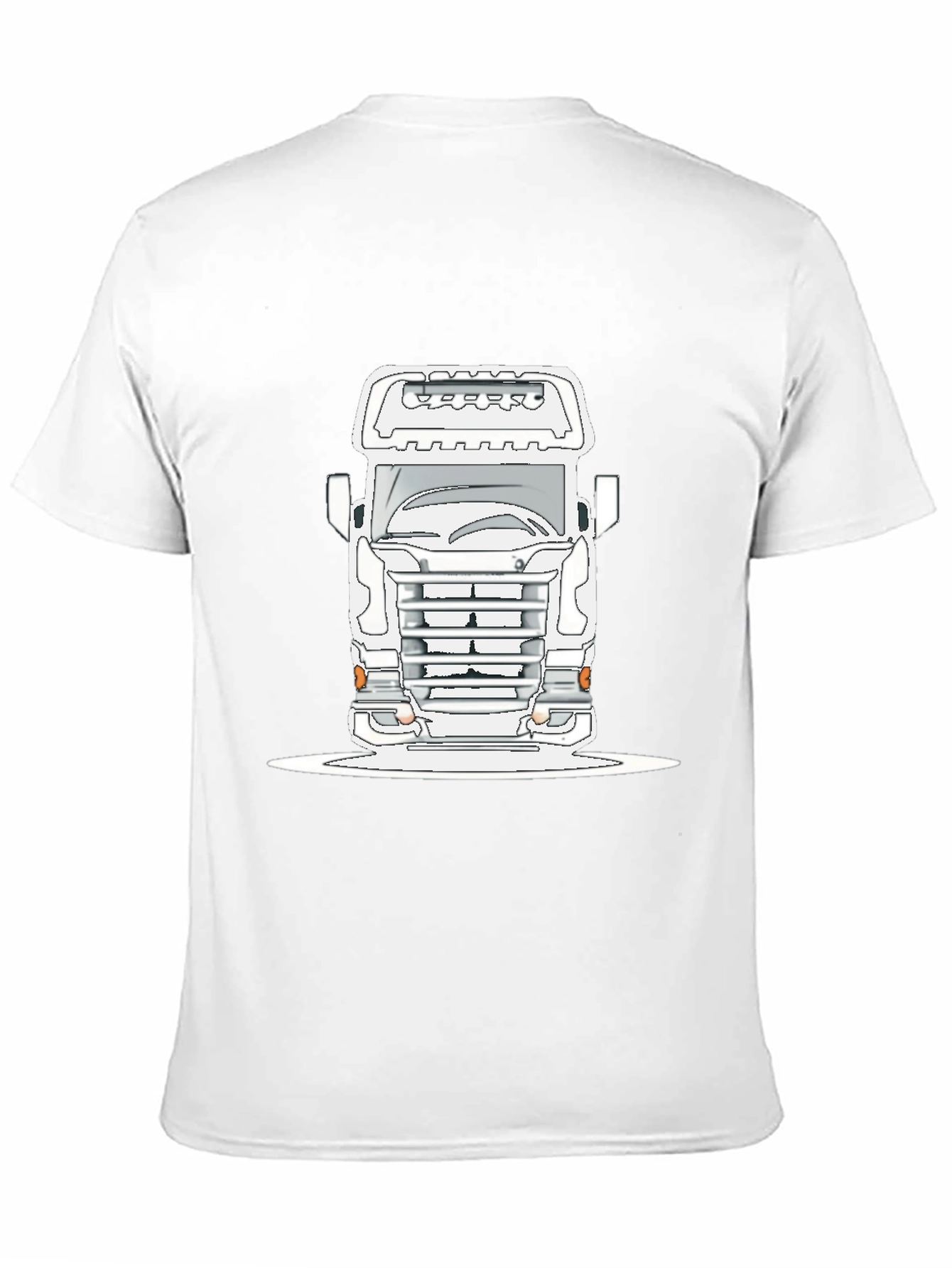 Truck Graphic Tee - Bold Black Cotton