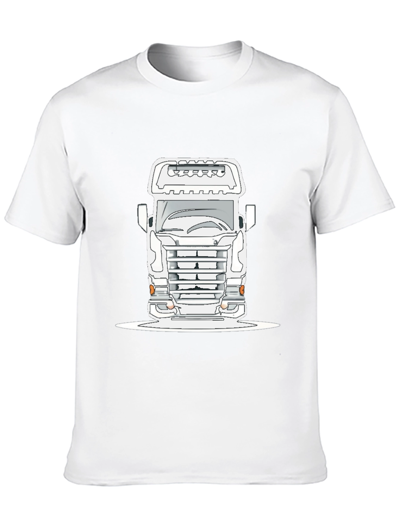 Truck Graphic Tee - Bold Black Cotton