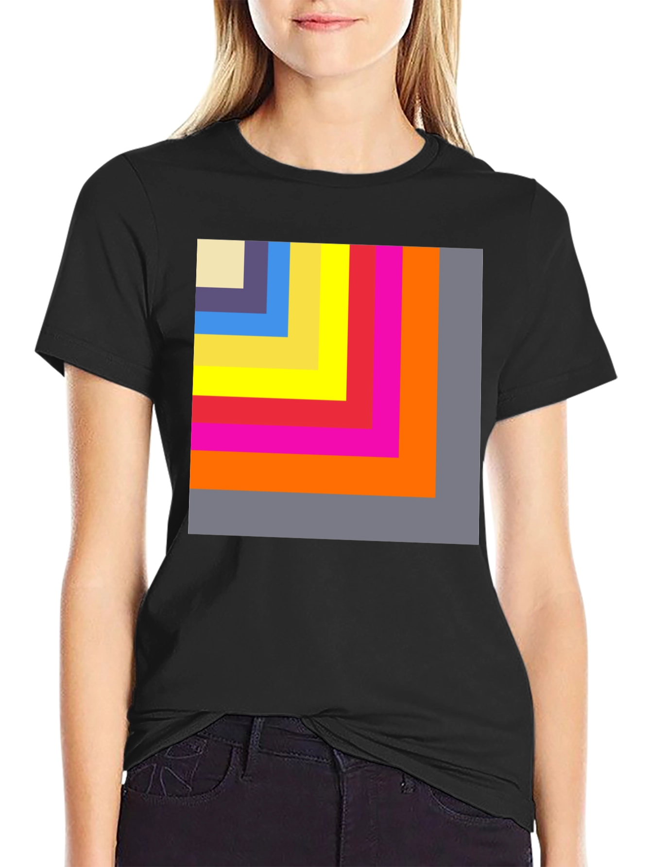 Geometric Block T-Shirt