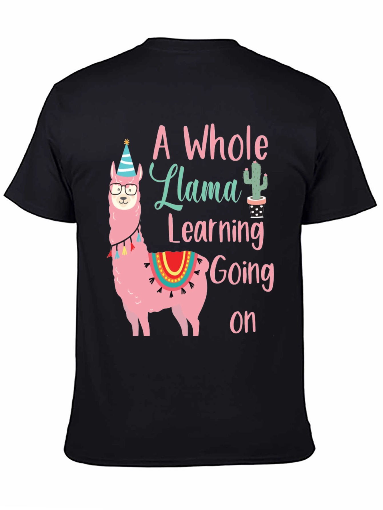 A Whole Llama Learning Going On T-Shirt