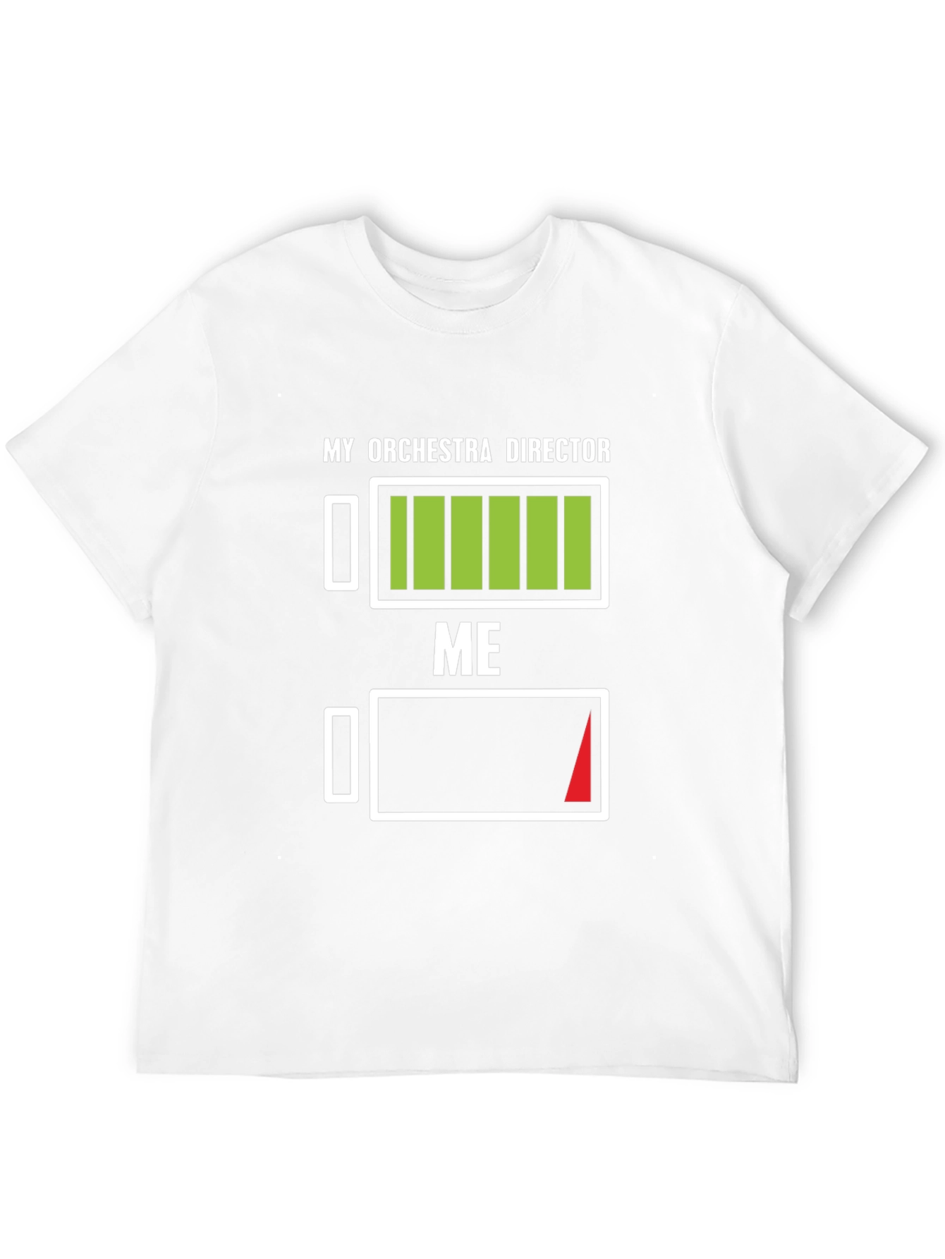 Orchestra Director Battery Level T-Shirt