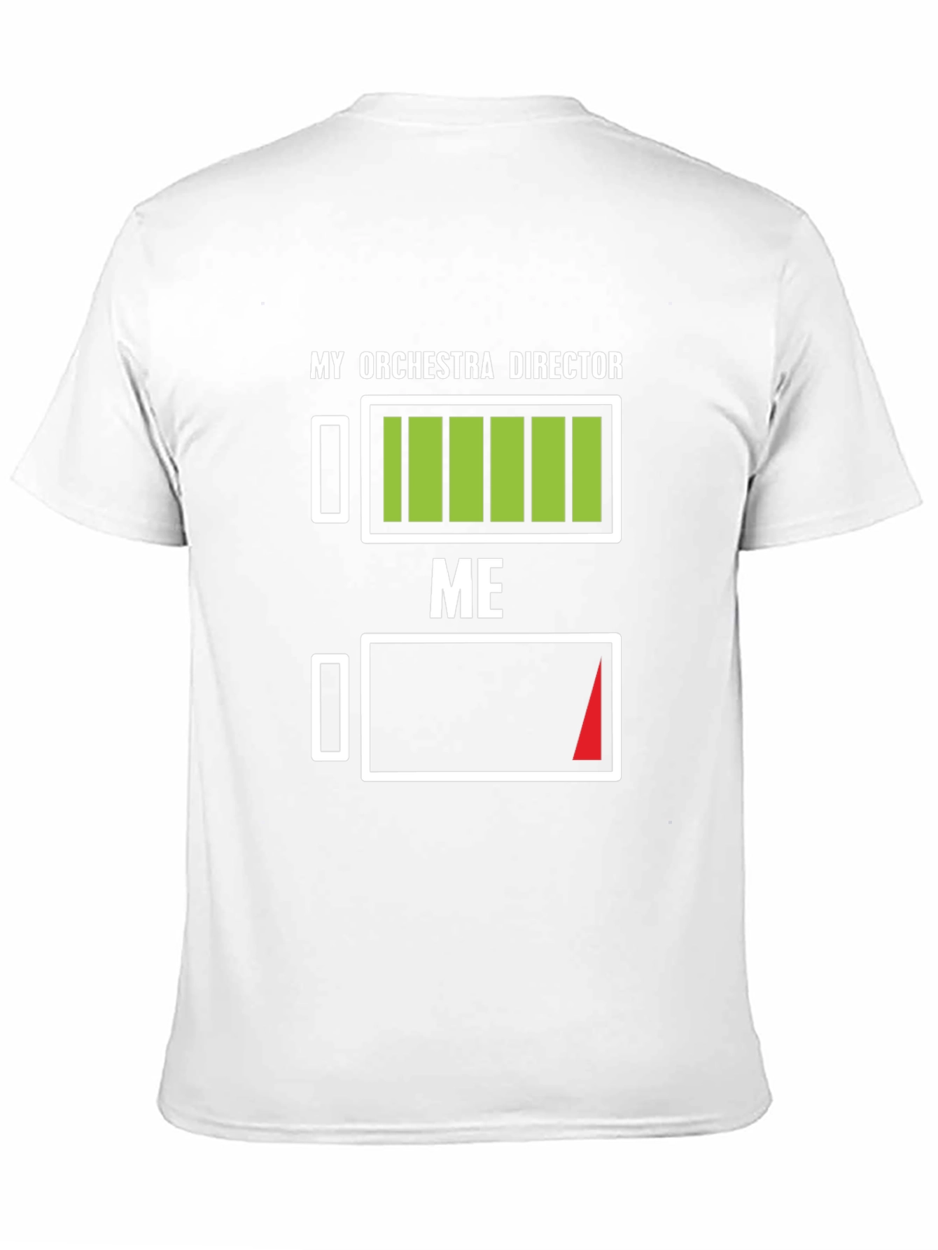Orchestra Director Battery Level T-Shirt