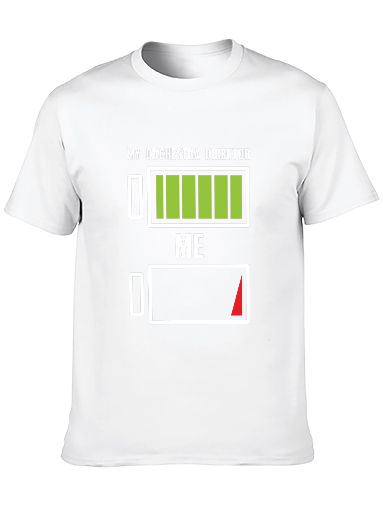 Orchestra Director Battery Level T-Shirt