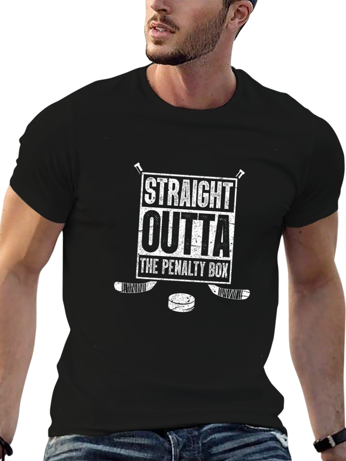 Straight Outta the Penalty Box Hockey T-Shirt