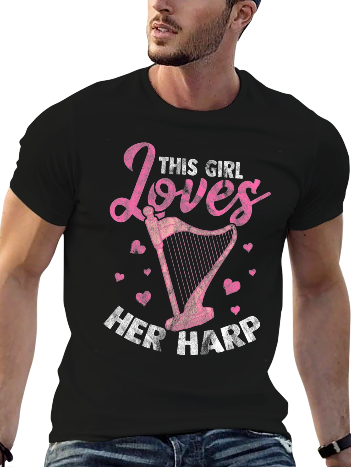 This Girl Loves Her Harp T-Shirt