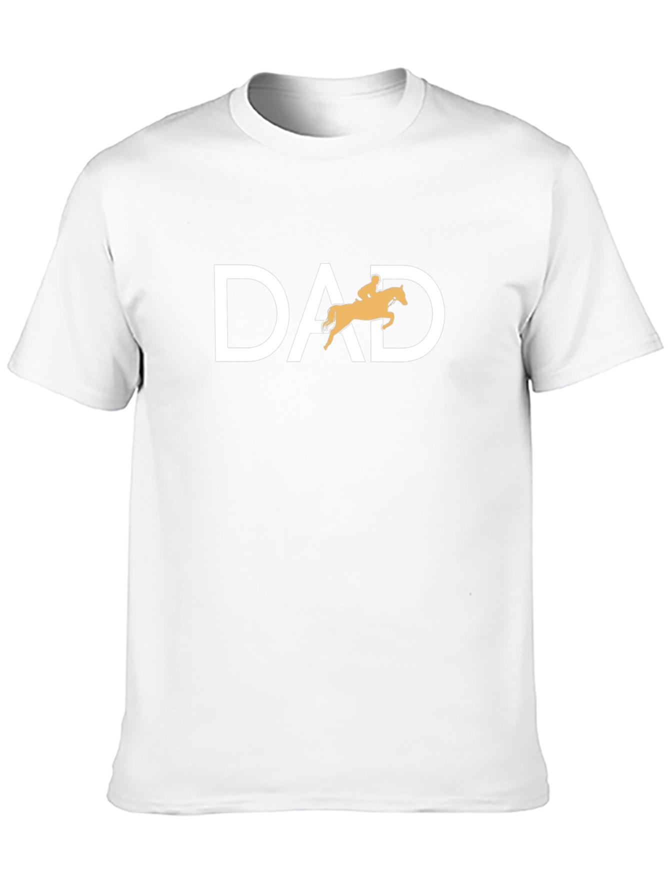Equestrian Dad T-Shirt: Horse Riding Fathers Day Gift