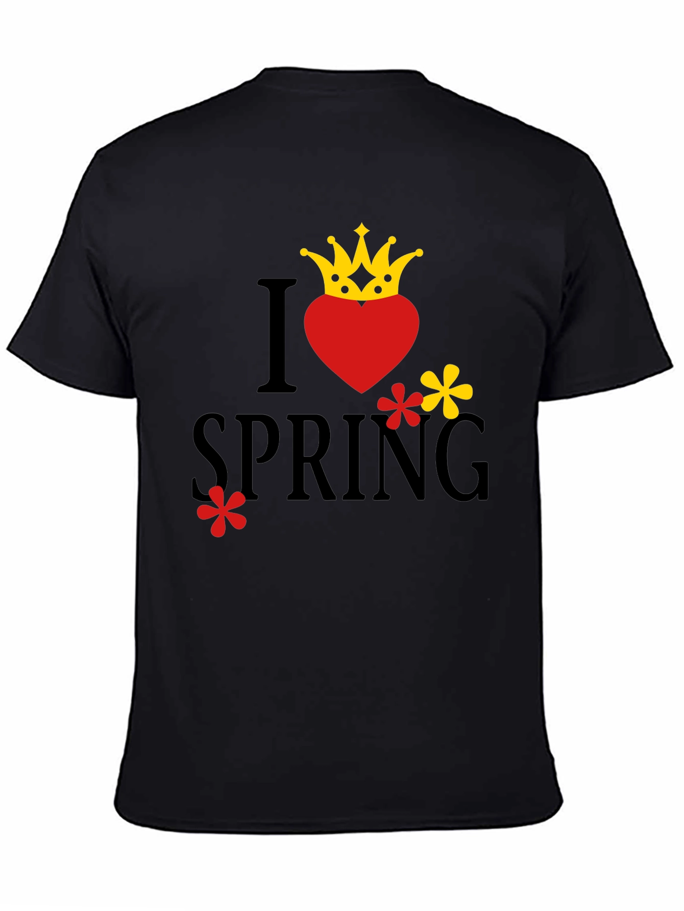 I Heart Spring Crown Graphic T-Shirt