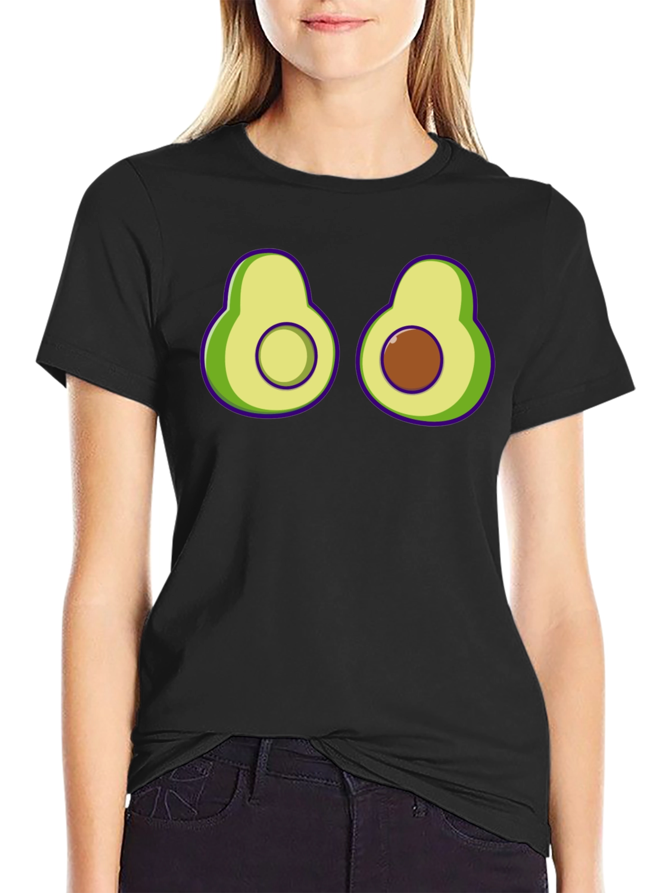 Avocado Graphic Tee - Funny Food Shirt