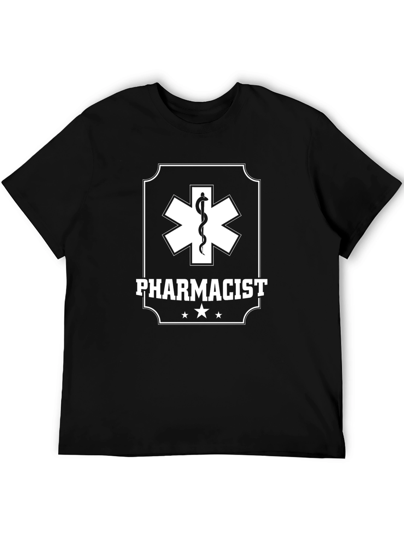 Pharmacist Caduceus Star T-Shirt - Medical Professional Tee