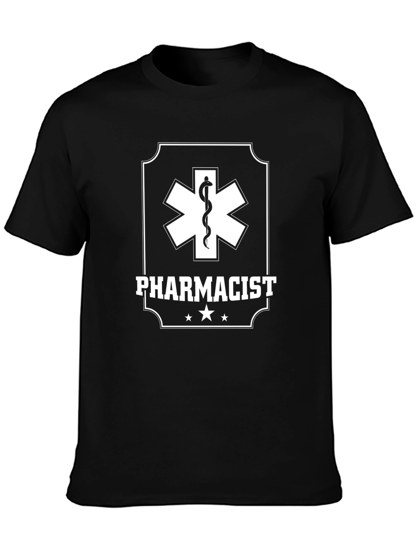 Pharmacist Caduceus Star T-Shirt - Medical Professional Tee