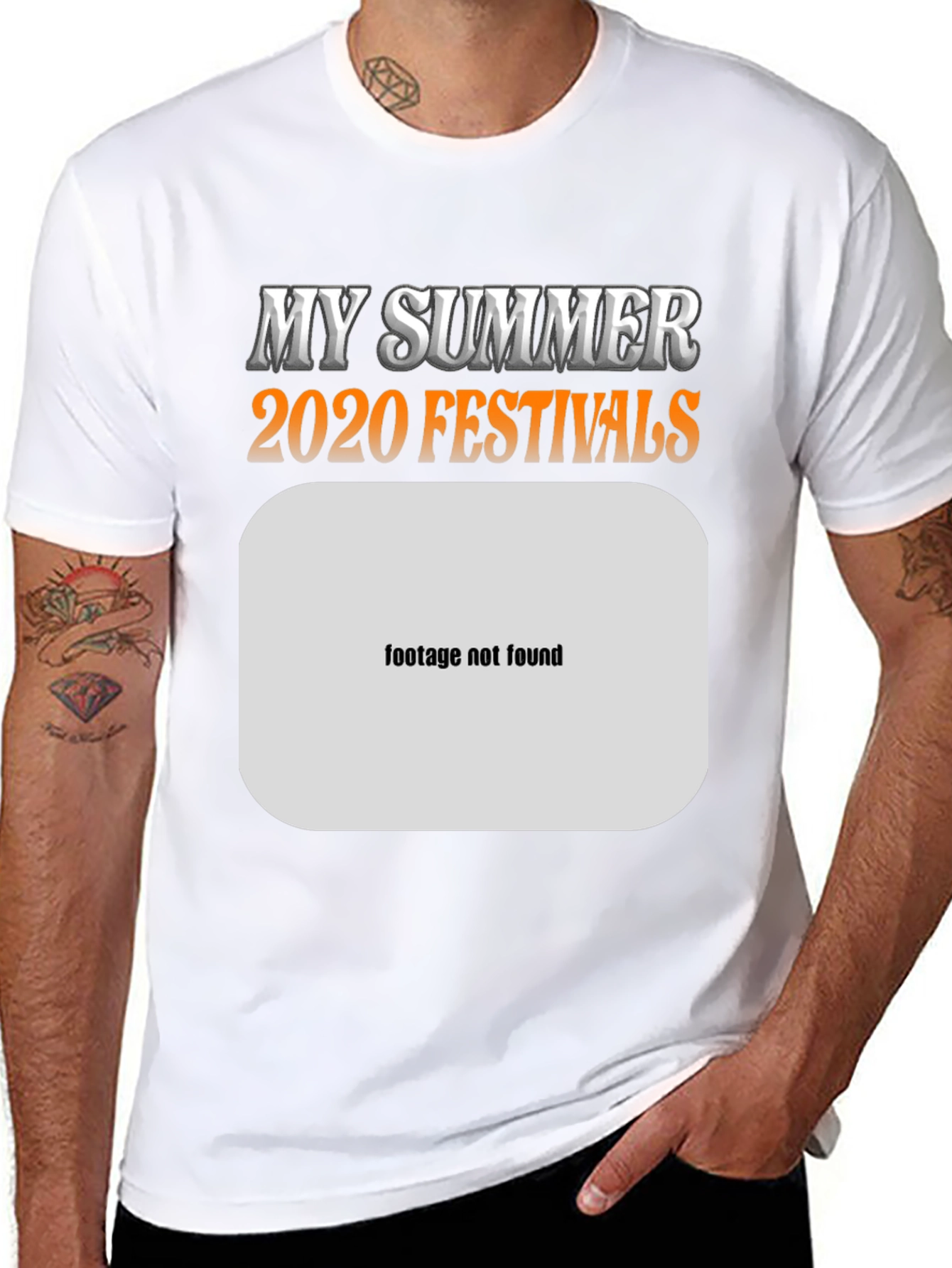 My Summer 2020 Festivals Black T-Shirt