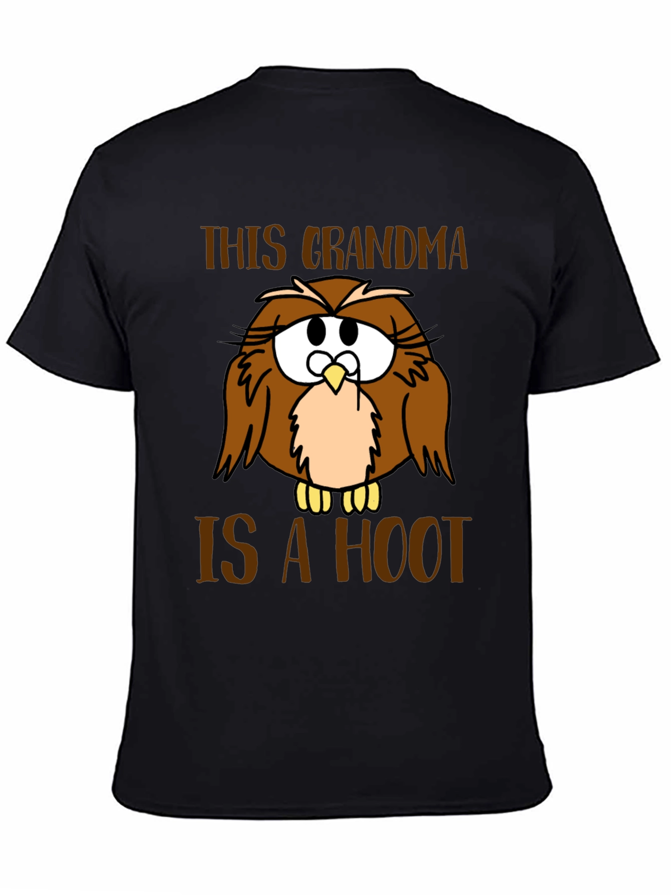 Funny Grandma Owl Graphic T-Shirt