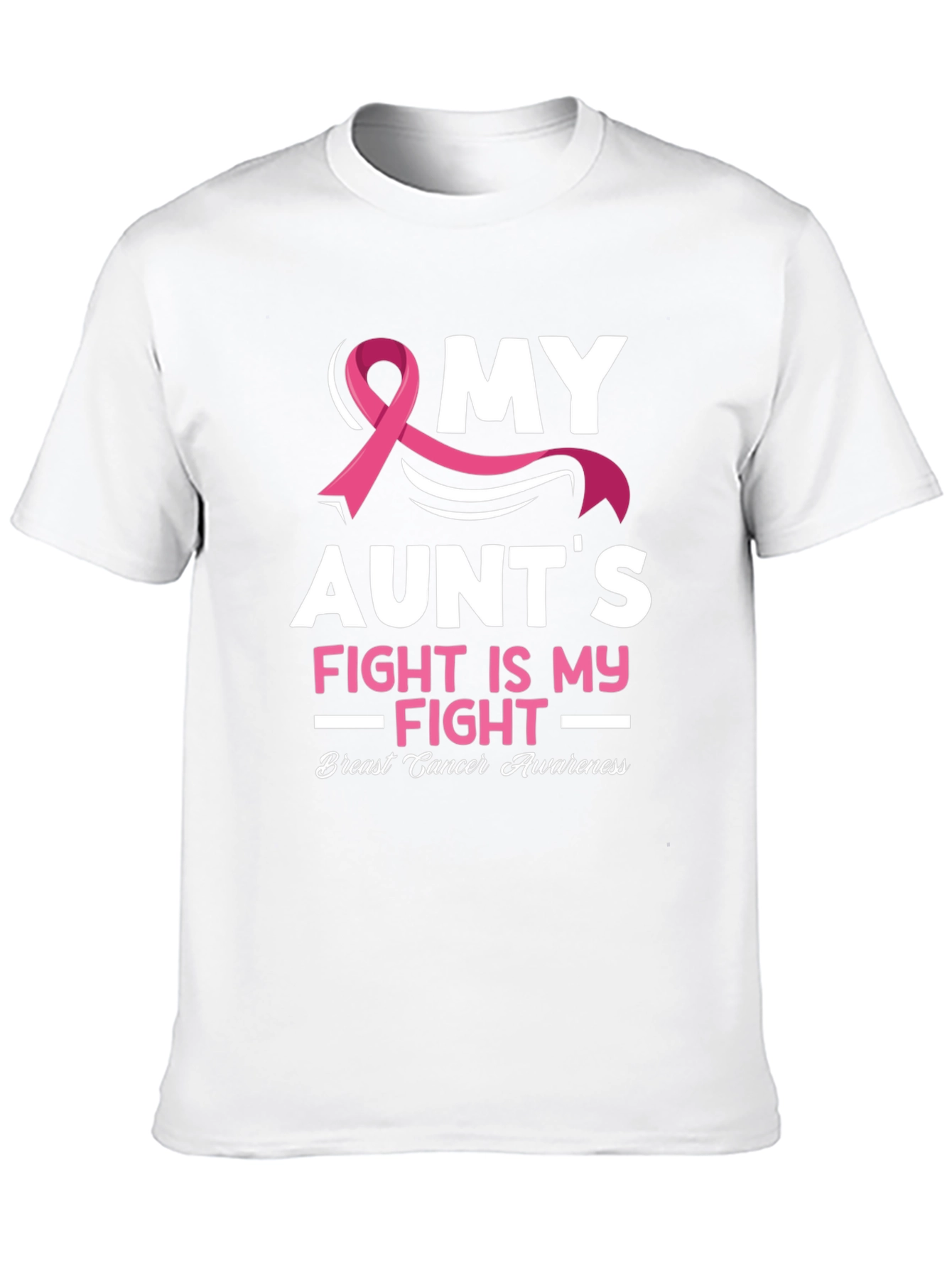My Aunts Fight Breast Cancer Awareness T-Shirt
