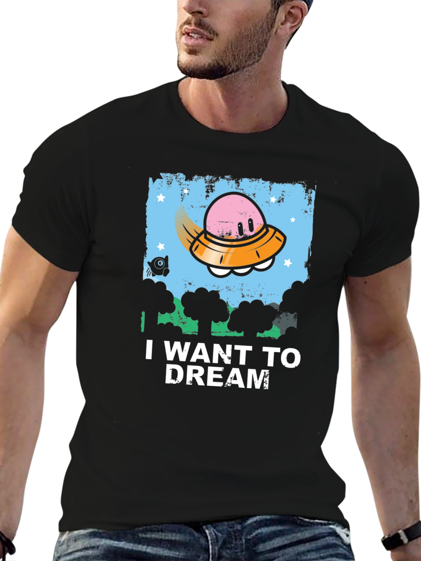 I Want to Dream T-Shirt | Kirby UFO