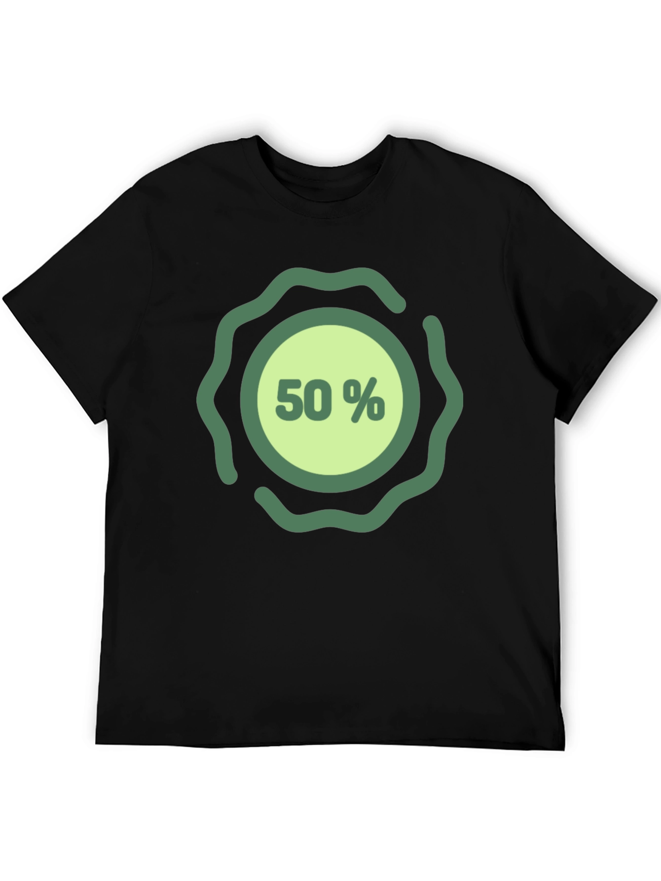 50% Off Black T-Shirt