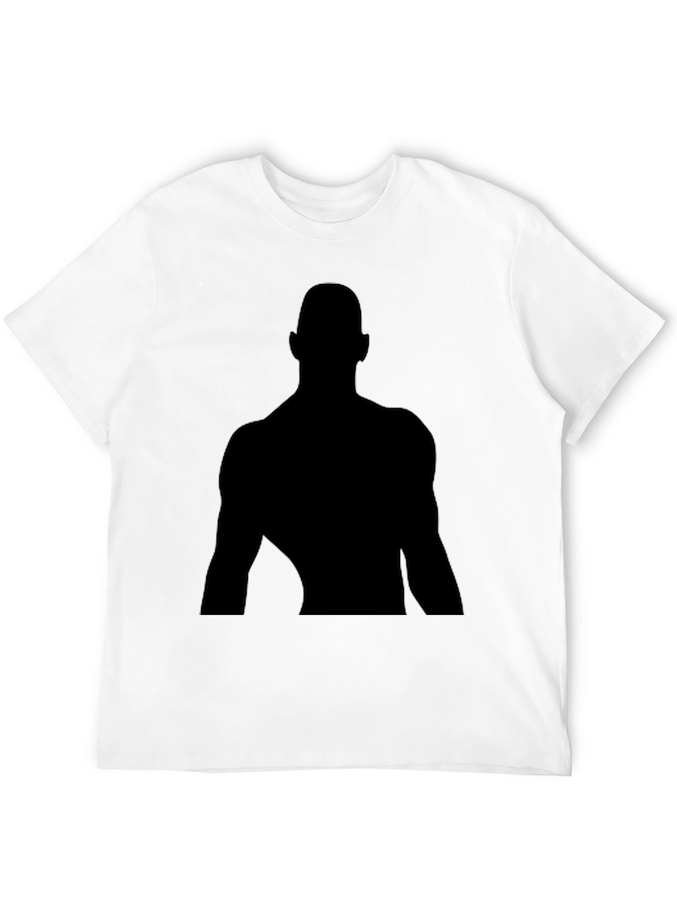 Silhouette Graphic Black T-Shirt - Classic Fit