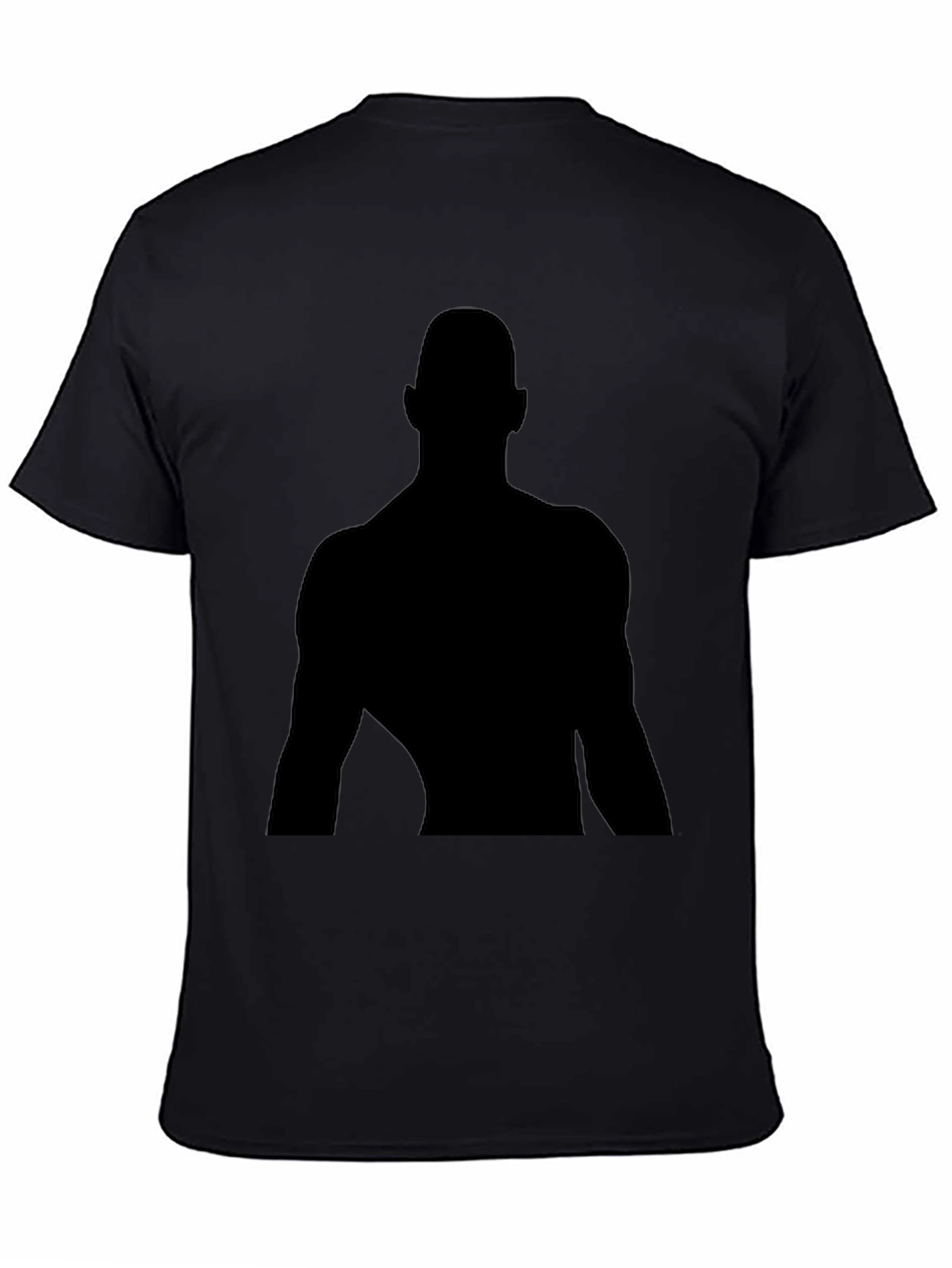 Silhouette Graphic Black T-Shirt - Classic Fit