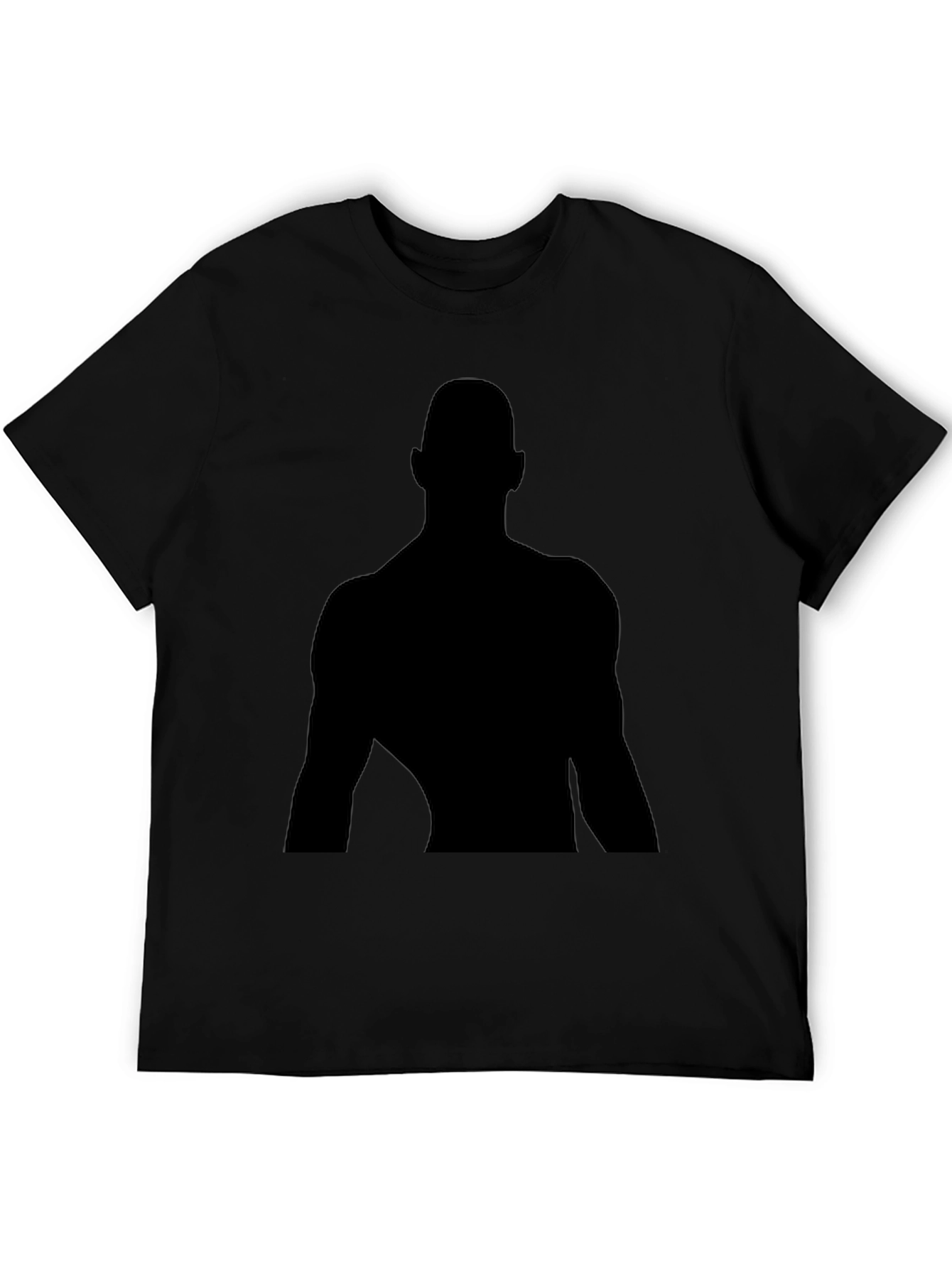 Silhouette Graphic Black T-Shirt - Classic Fit