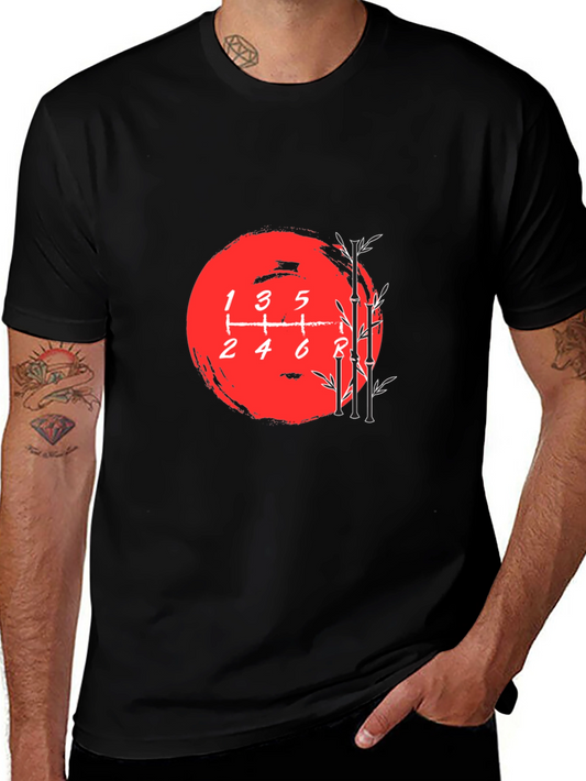 Japanese Shift Pattern Graphic Tee