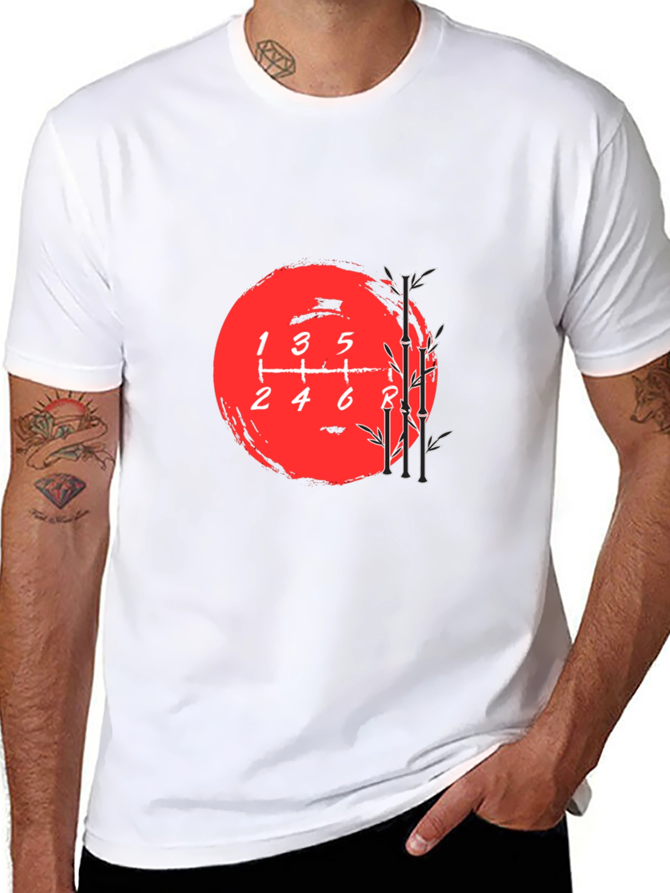 Japanese Shift Pattern Graphic Tee